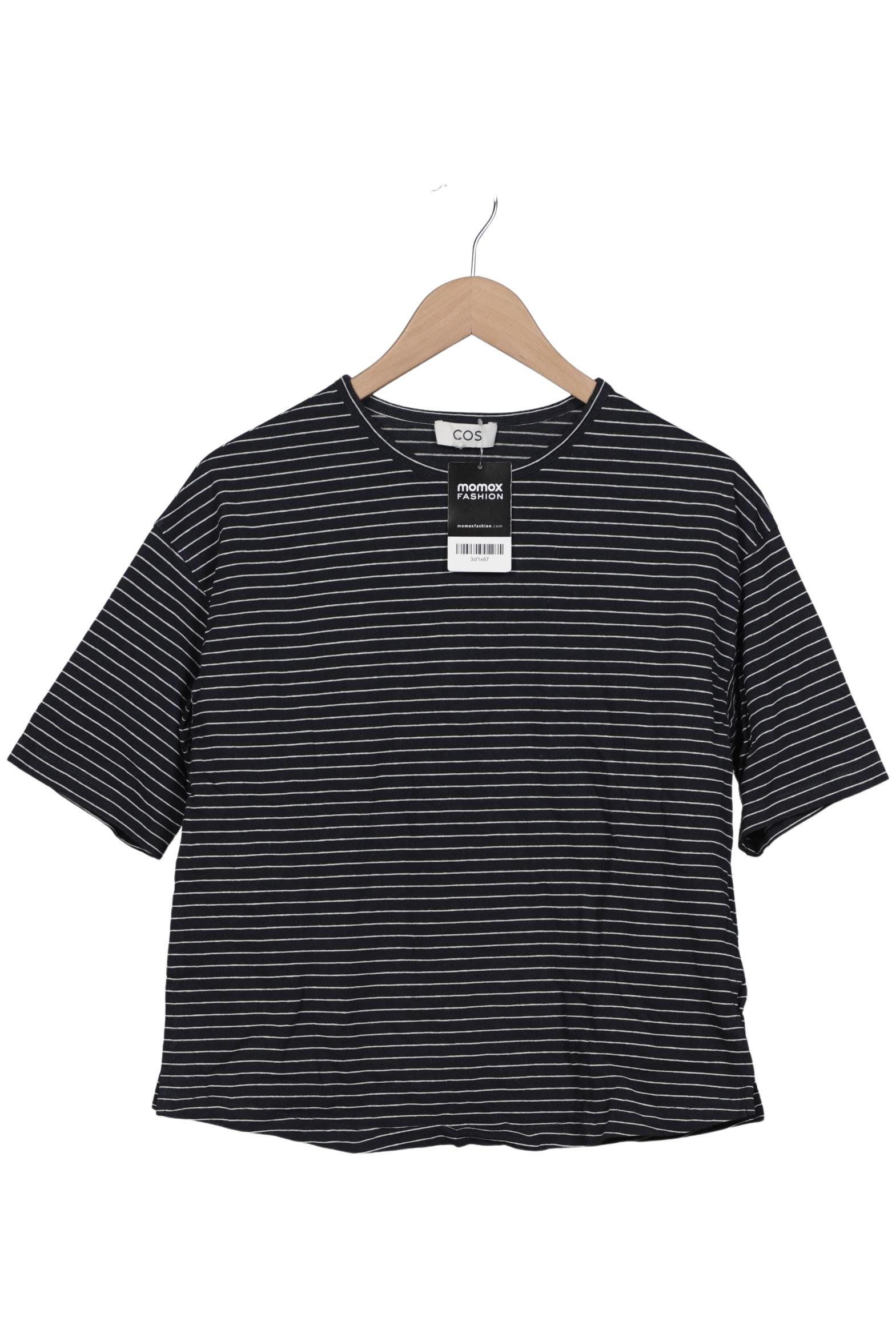 

COS Damen T-Shirt, marineblau, Gr. 42