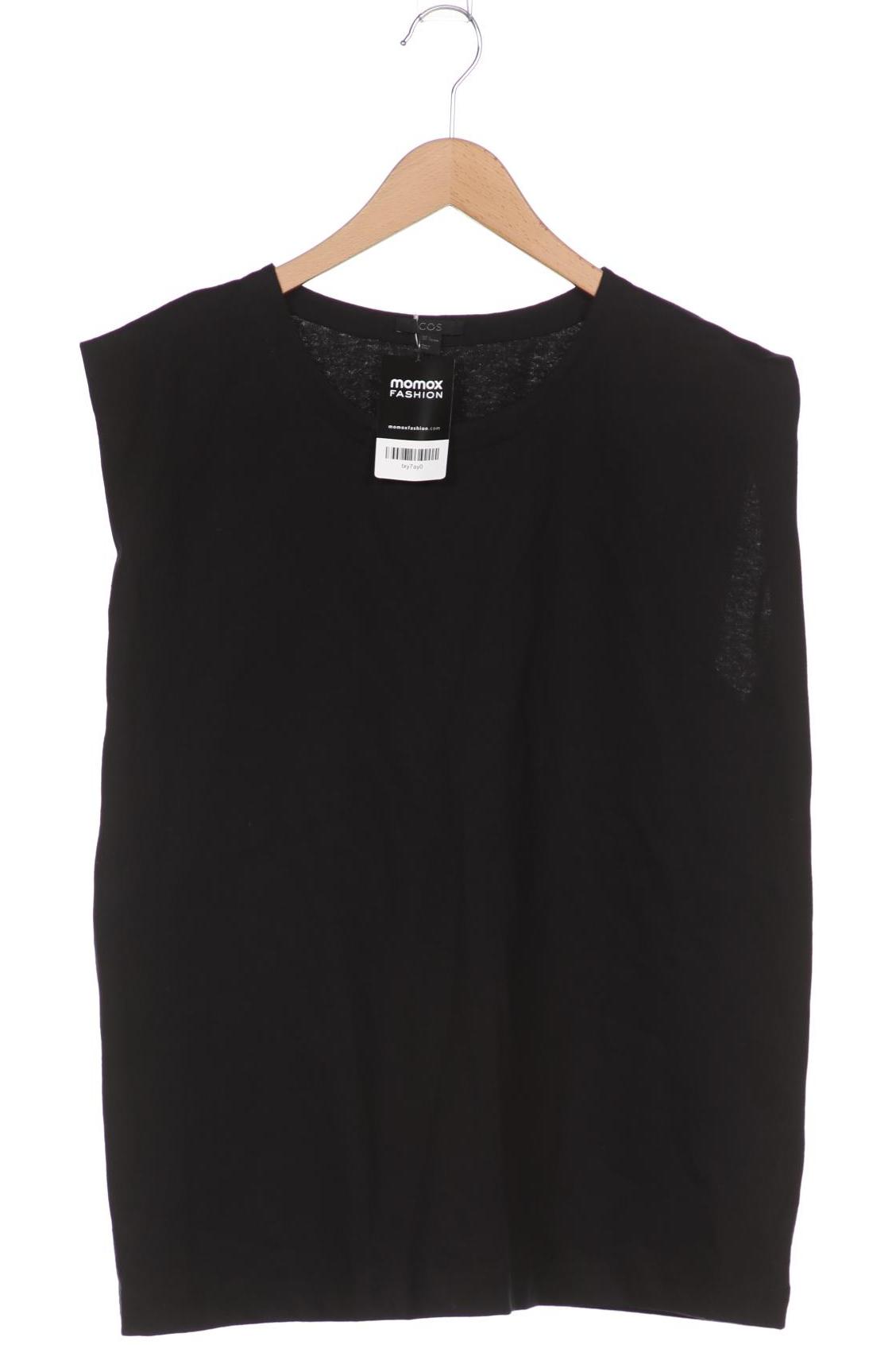 

COS Damen T-Shirt, schwarz, Gr. 42