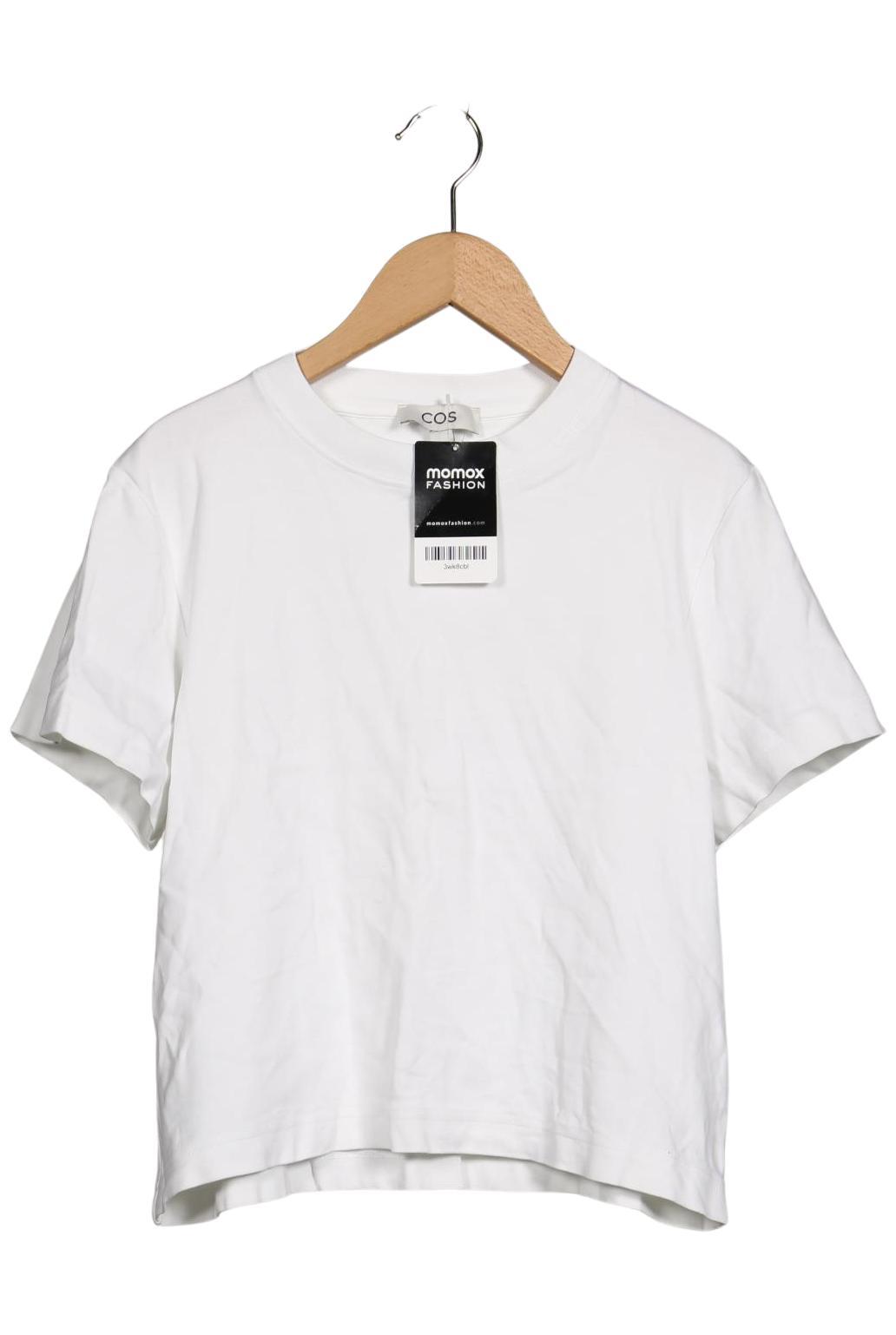 

COS Damen T-Shirt, weiß, Gr. 36
