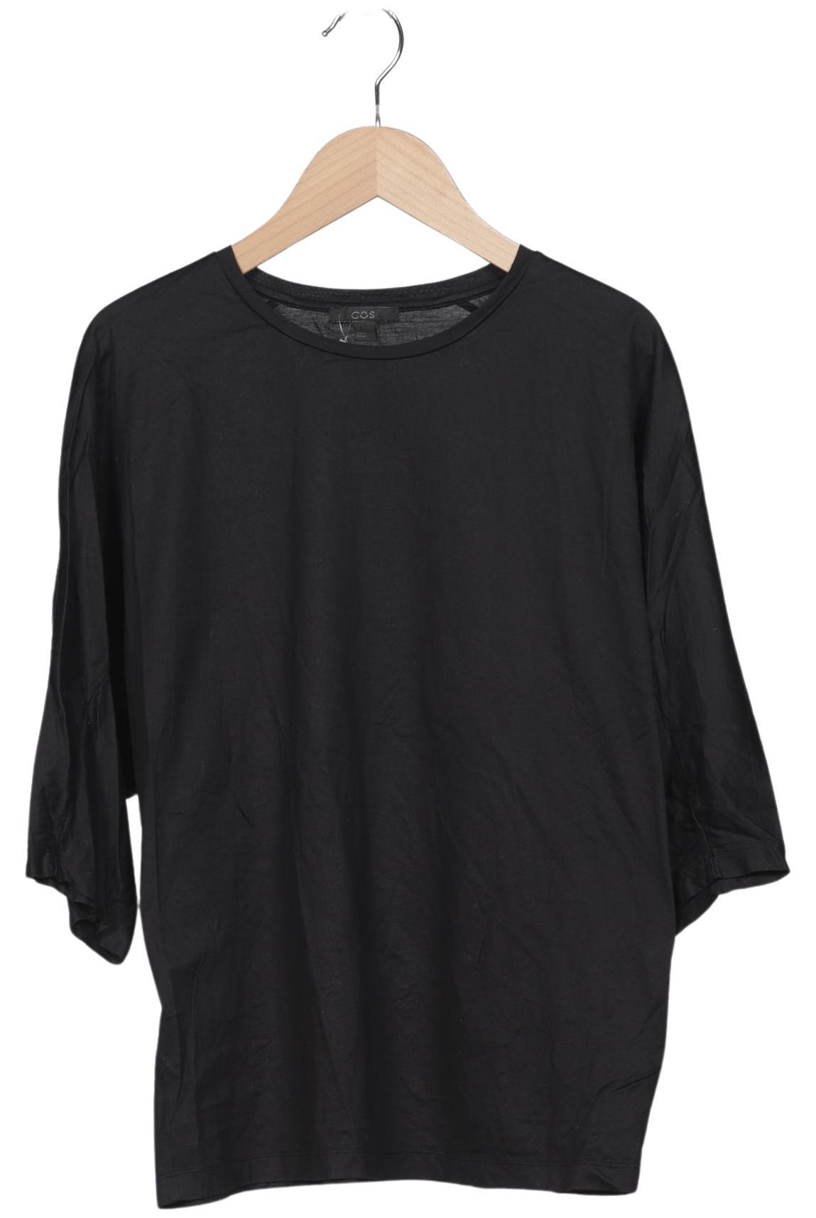

COS Damen T-Shirt, schwarz, Gr. 36