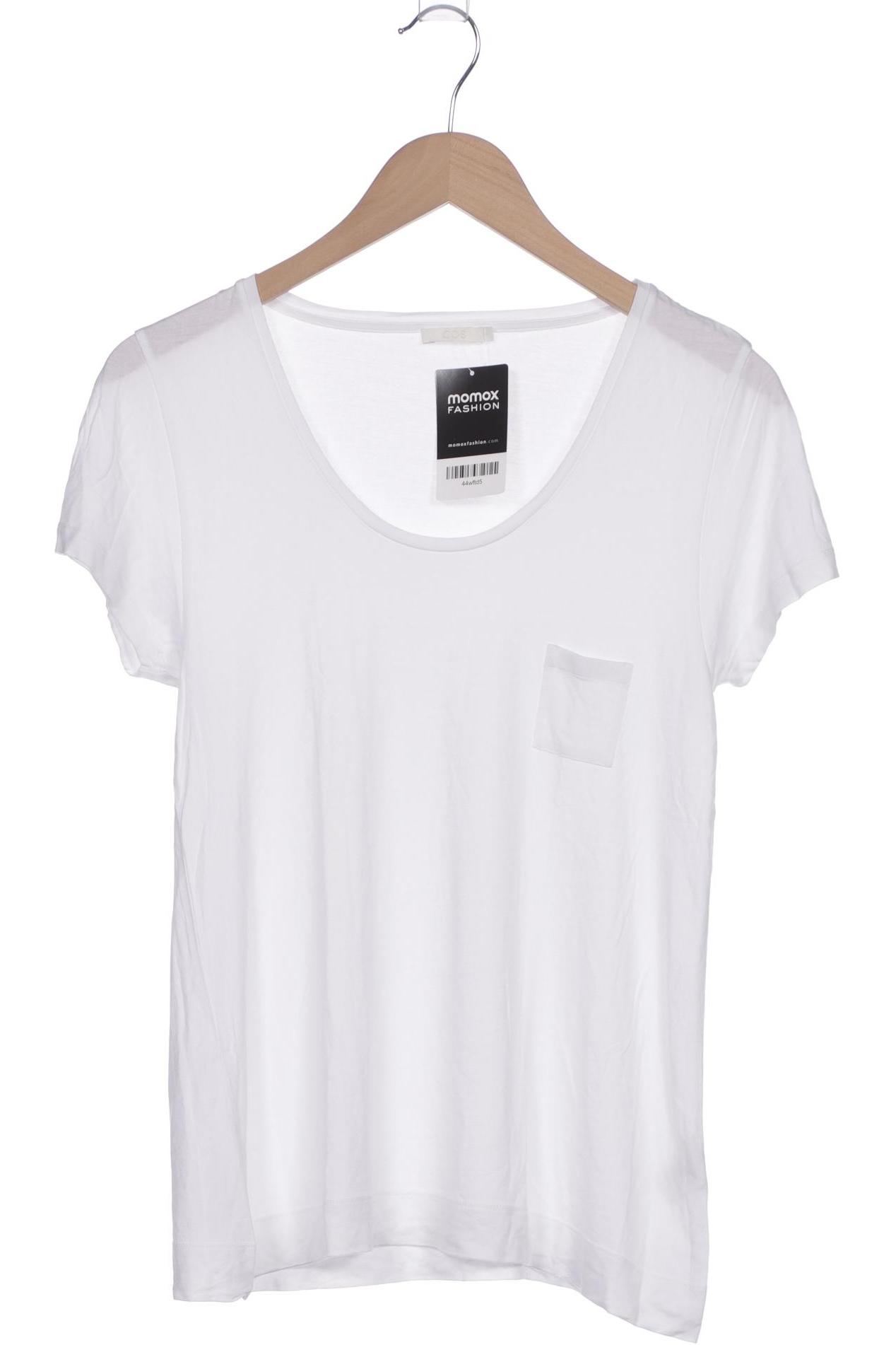 

COS Damen T-Shirt, weiß, Gr. 36