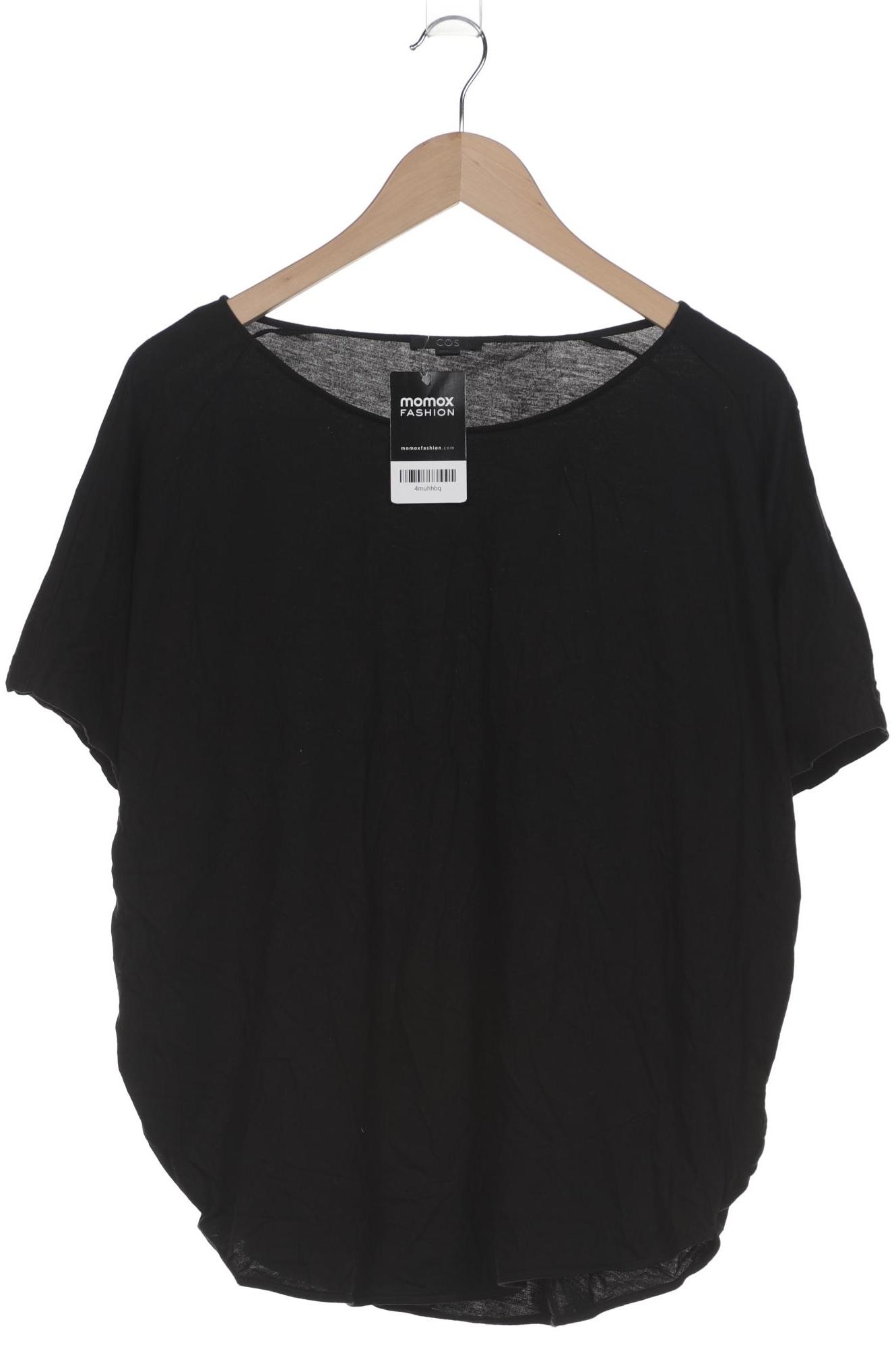 

COS Damen T-Shirt, schwarz, Gr. 38