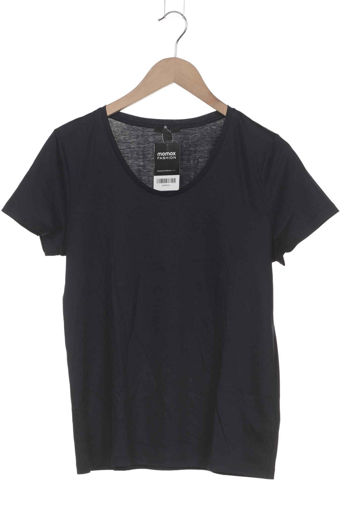 

COS Damen T-Shirt, marineblau, Gr. 38
