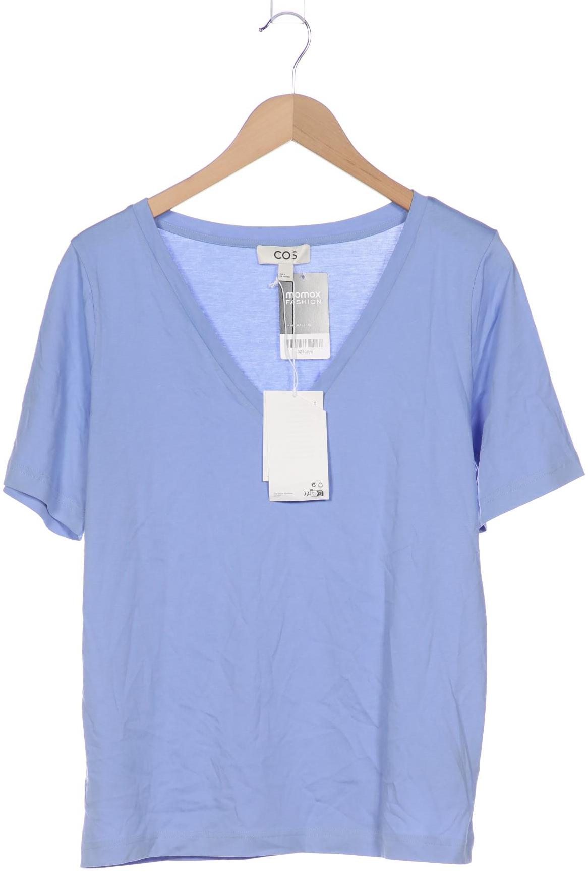 

COS Damen T-Shirt, blau, Gr. 36