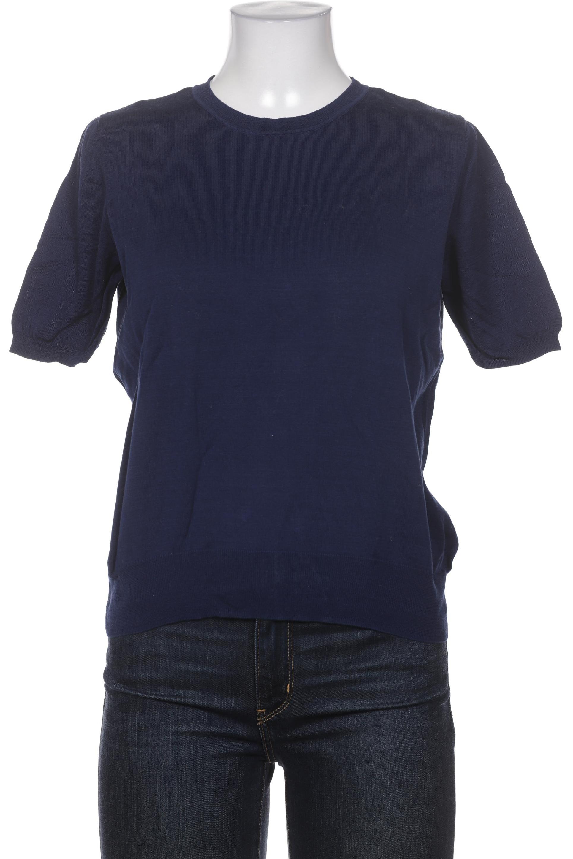 

COS Damen T-Shirt, marineblau, Gr. 38