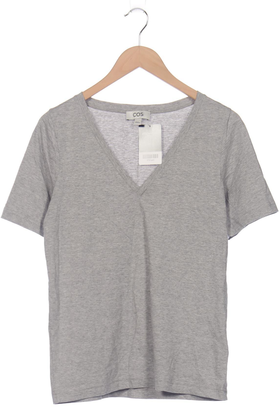 

COS Damen T-Shirt, grau, Gr. 34