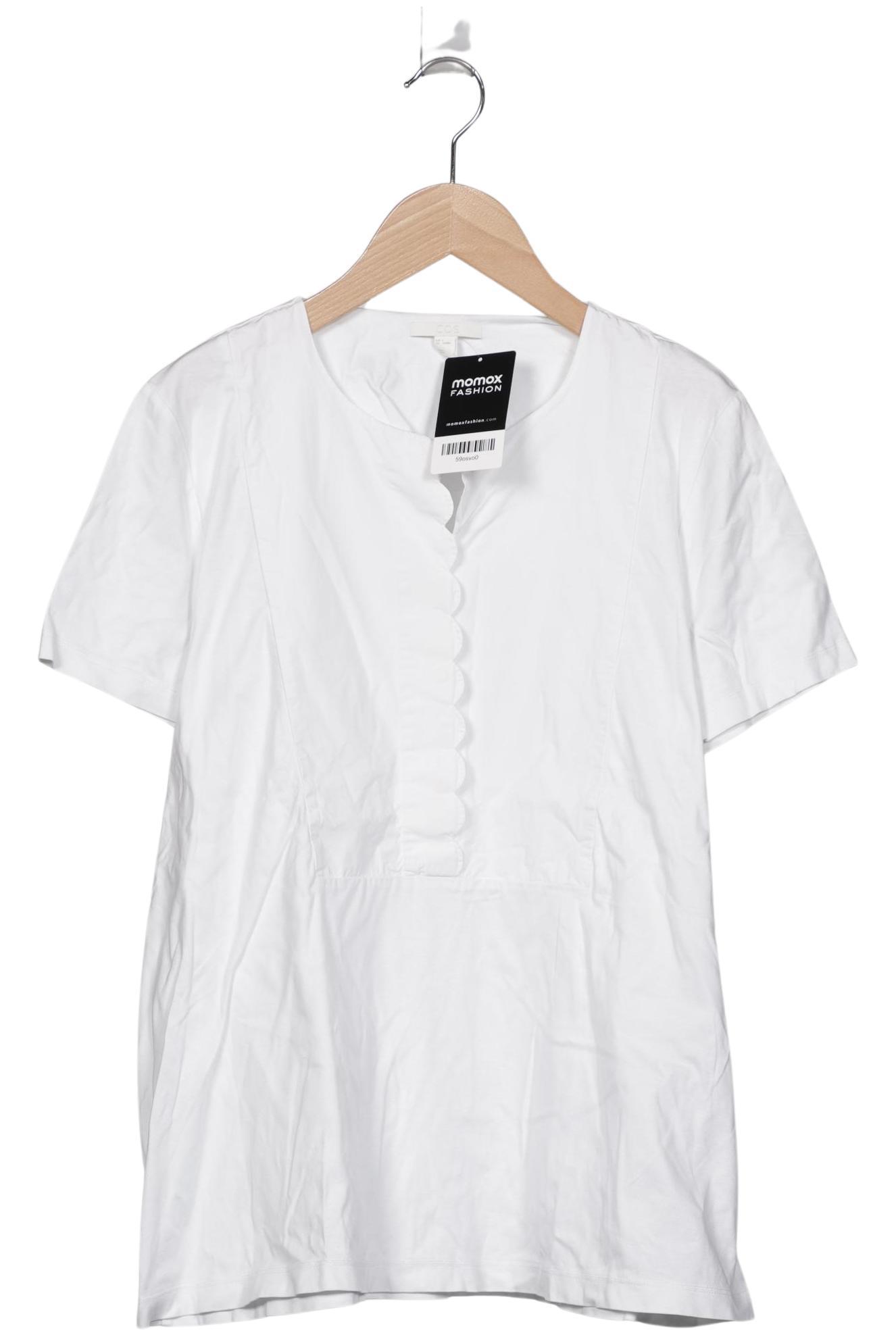 

COS Damen T-Shirt, weiß, Gr. 36