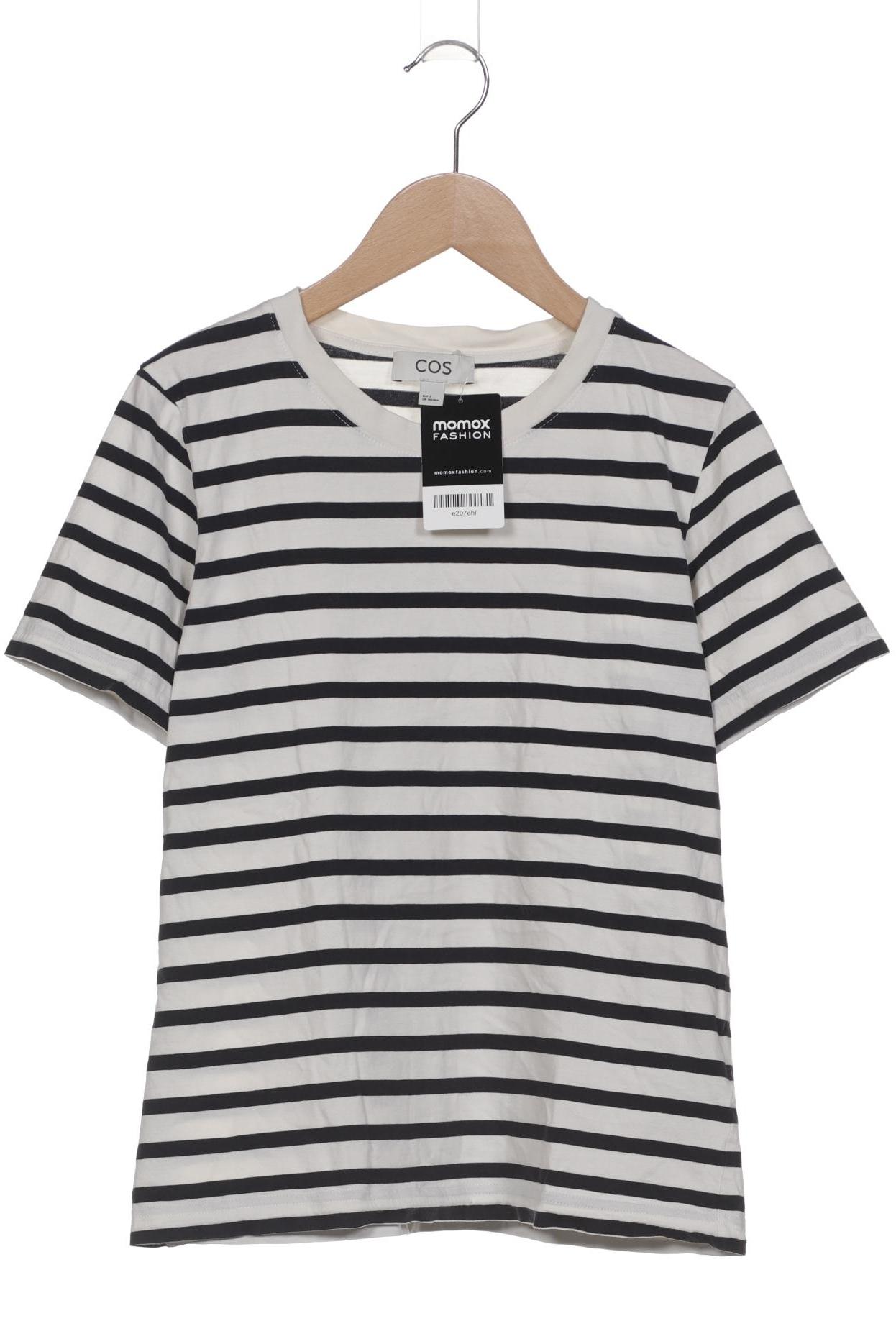 

COS Damen T-Shirt, marineblau, Gr. 36