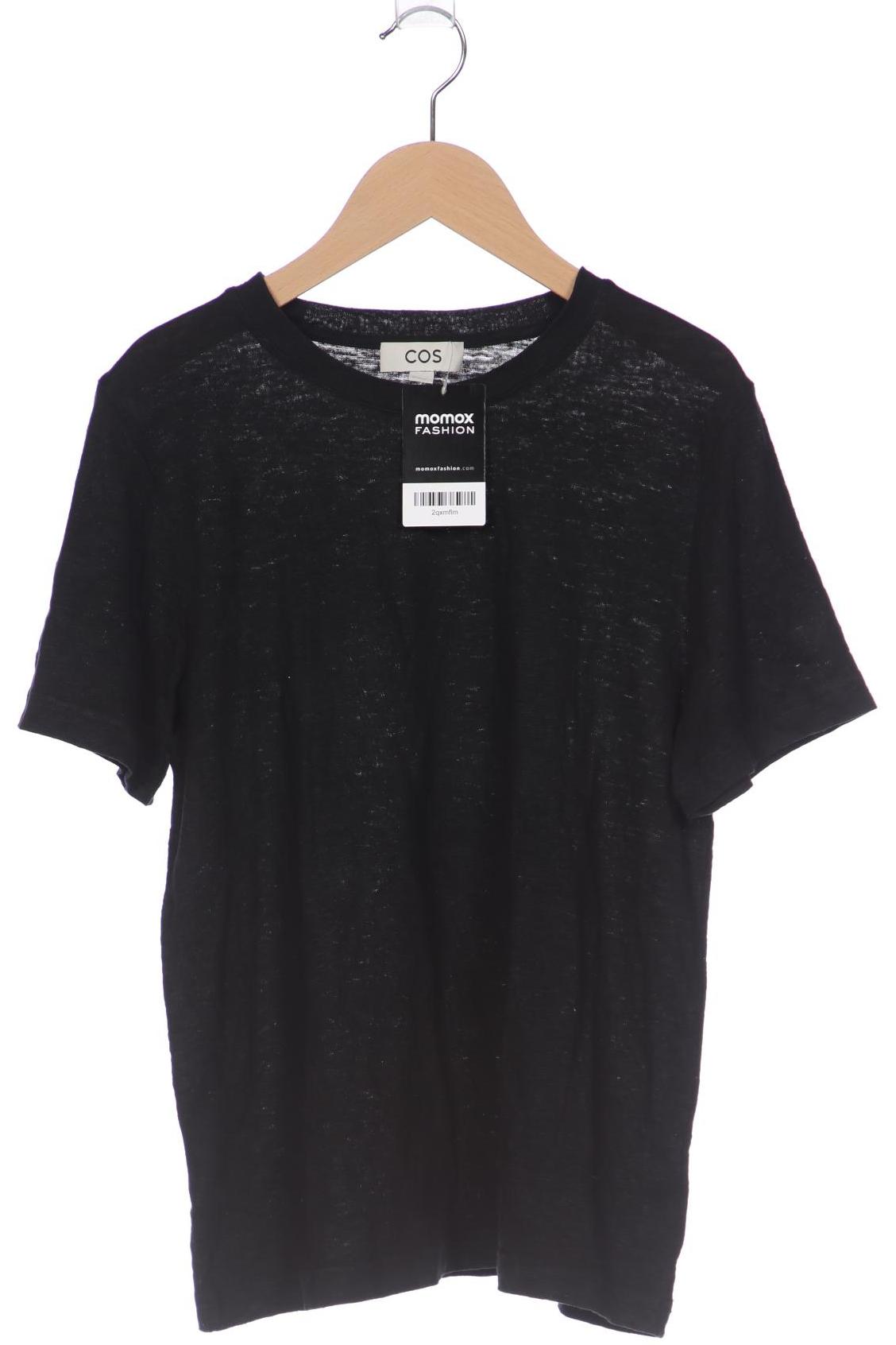 

COS Damen T-Shirt, schwarz, Gr. 38