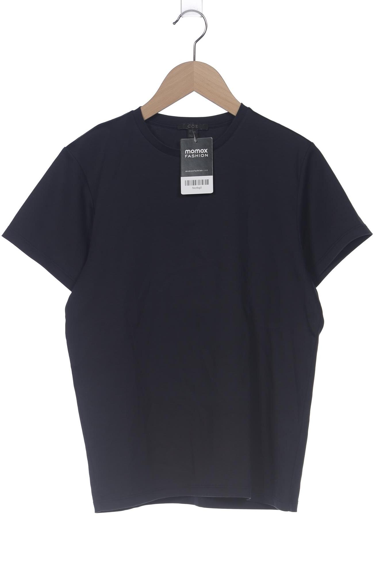 

COS Damen T-Shirt, marineblau, Gr. 36