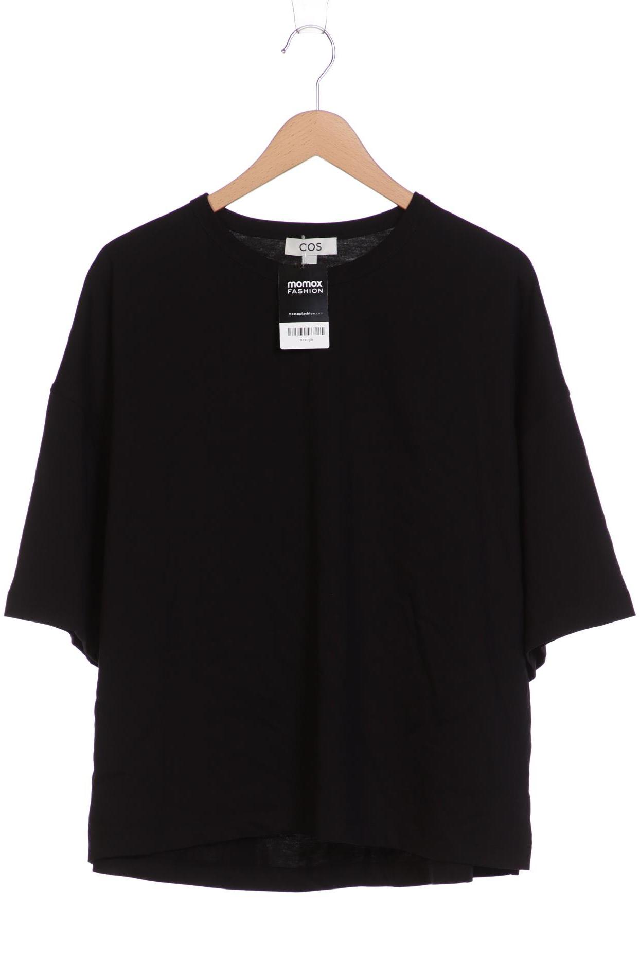 

COS Damen T-Shirt, schwarz, Gr. 42