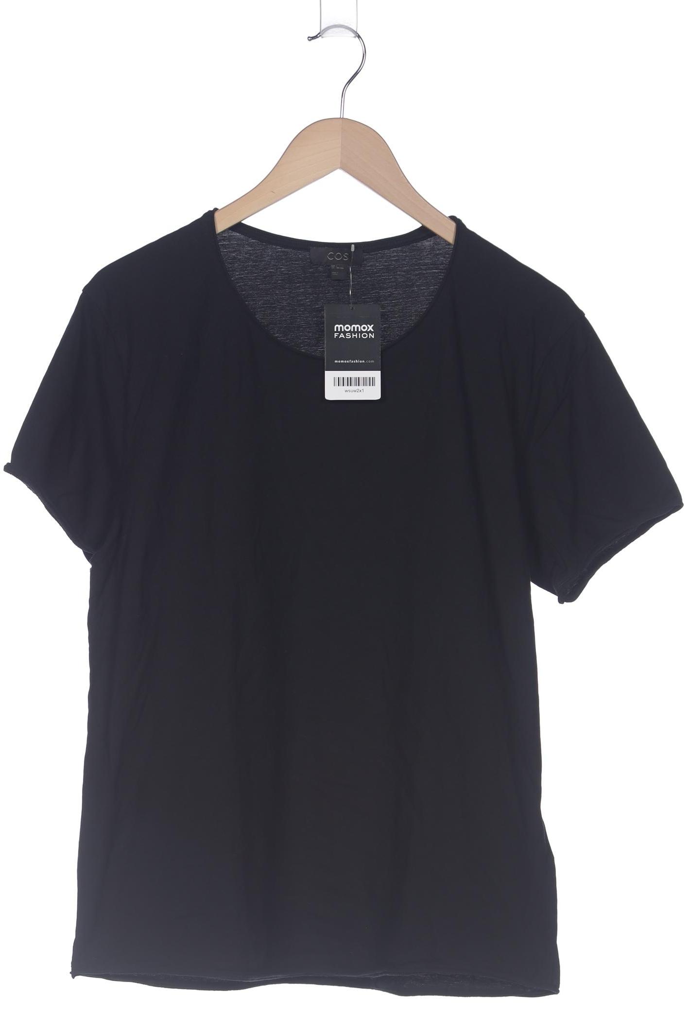 

COS Damen T-Shirt, schwarz, Gr. 42