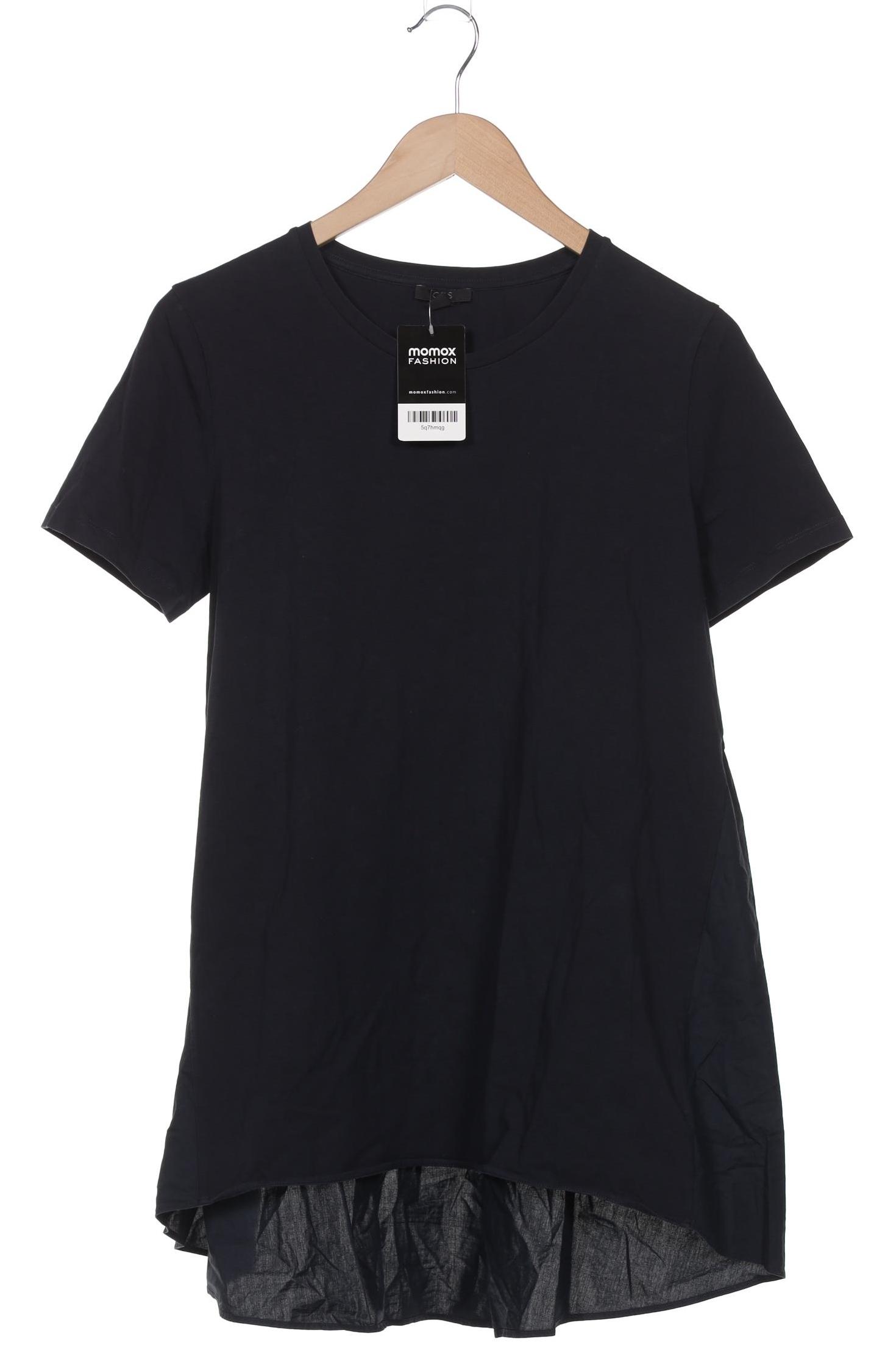 

COS Damen T-Shirt, marineblau, Gr. 38