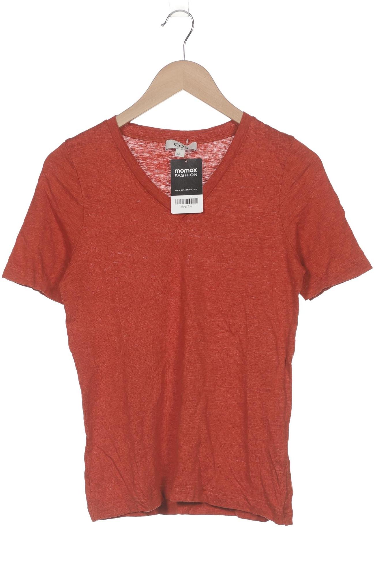 

COS Damen T-Shirt, orange, Gr. 34
