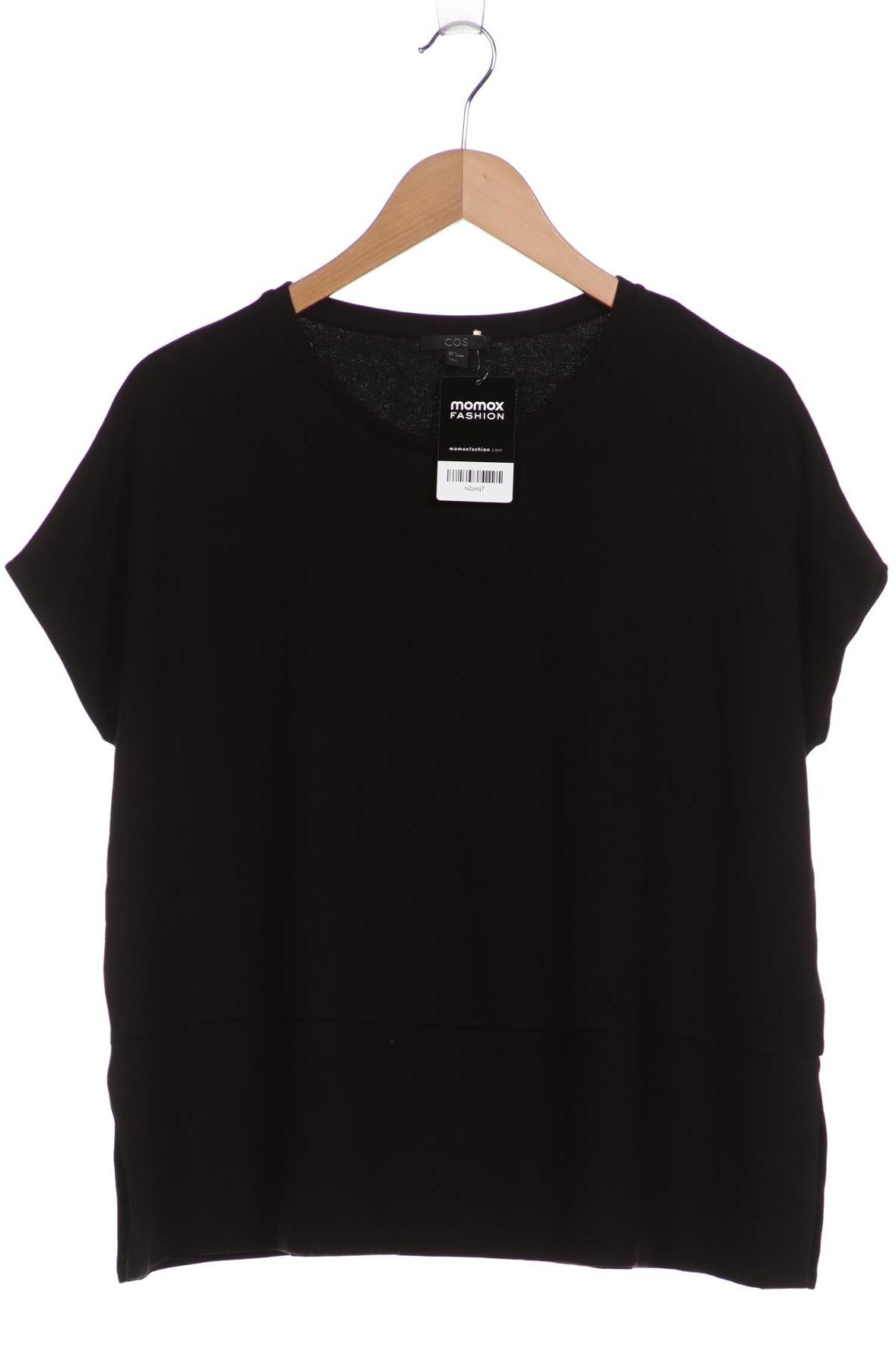 

COS Damen T-Shirt, schwarz, Gr. 36