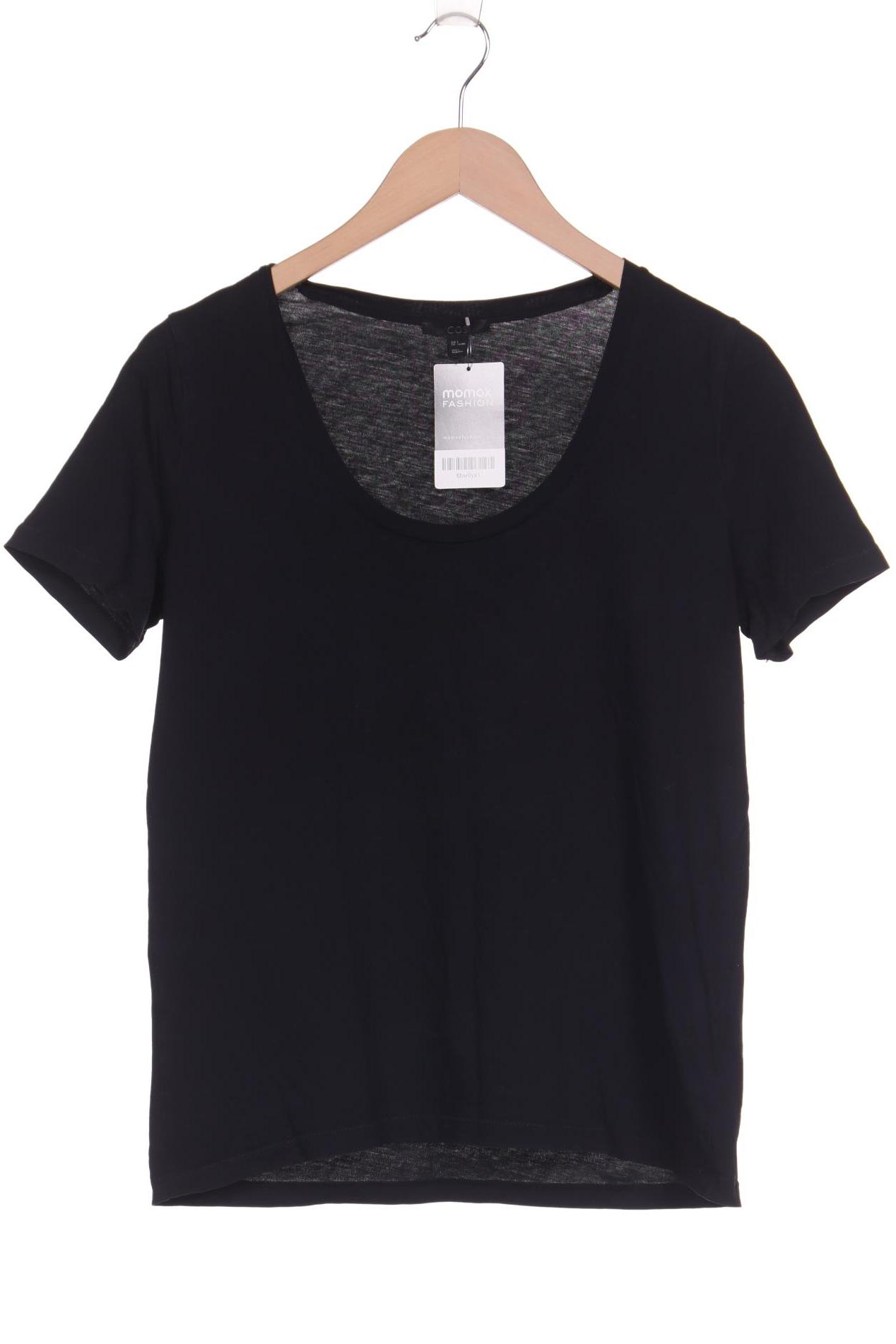 

COS Damen T-Shirt, schwarz, Gr. 36