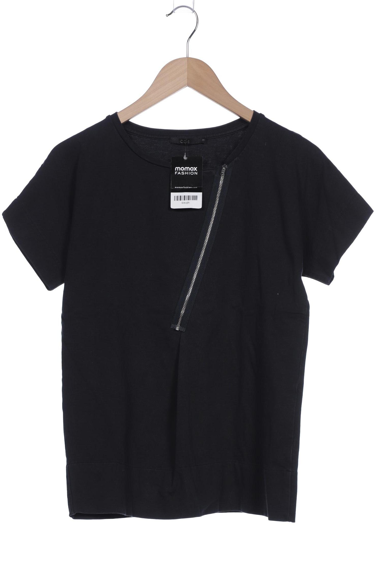 

COS Damen T-Shirt, marineblau, Gr. 36