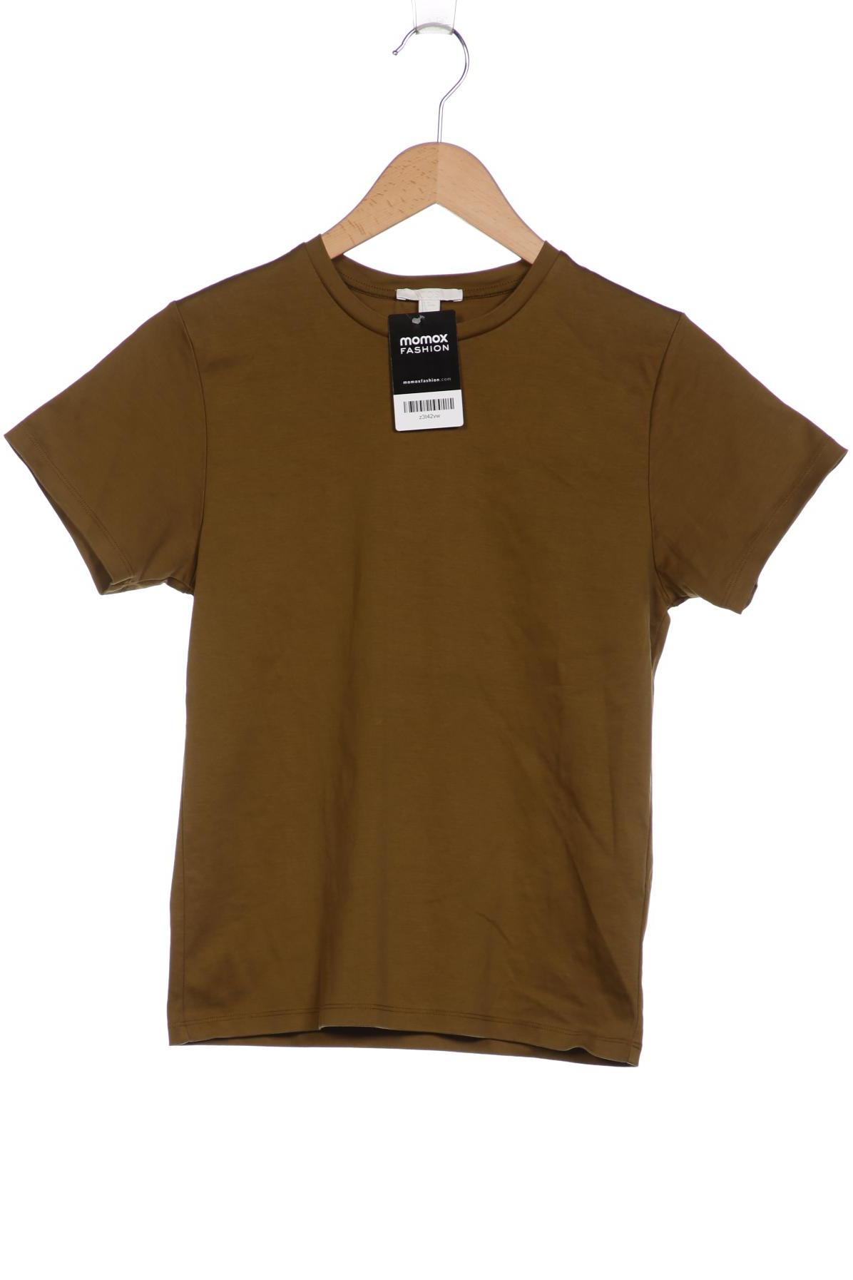 

COS Damen T-Shirt, grün, Gr. 34