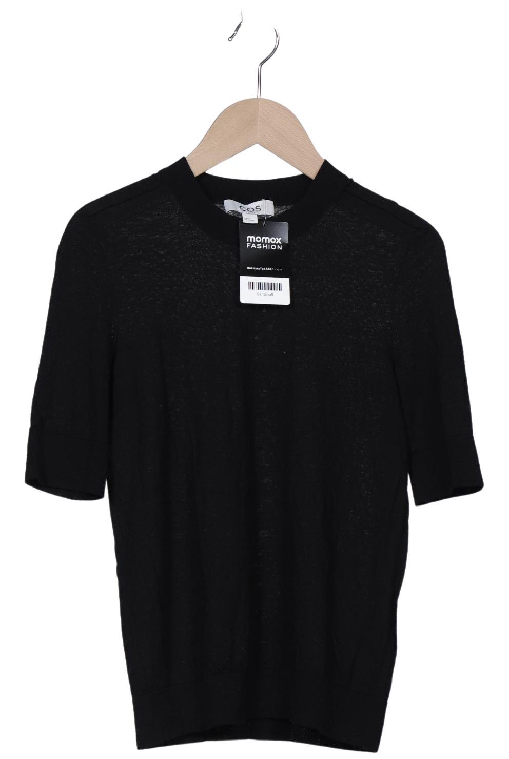 

COS Damen T-Shirt, schwarz, Gr. 34