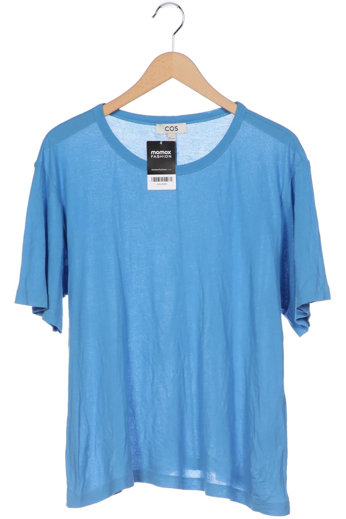 

COS Damen T-Shirt, blau, Gr. 42