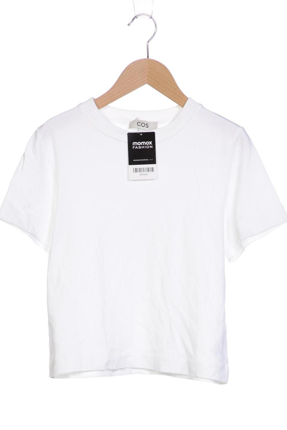 

COS Damen T-Shirt, weiß, Gr. 34