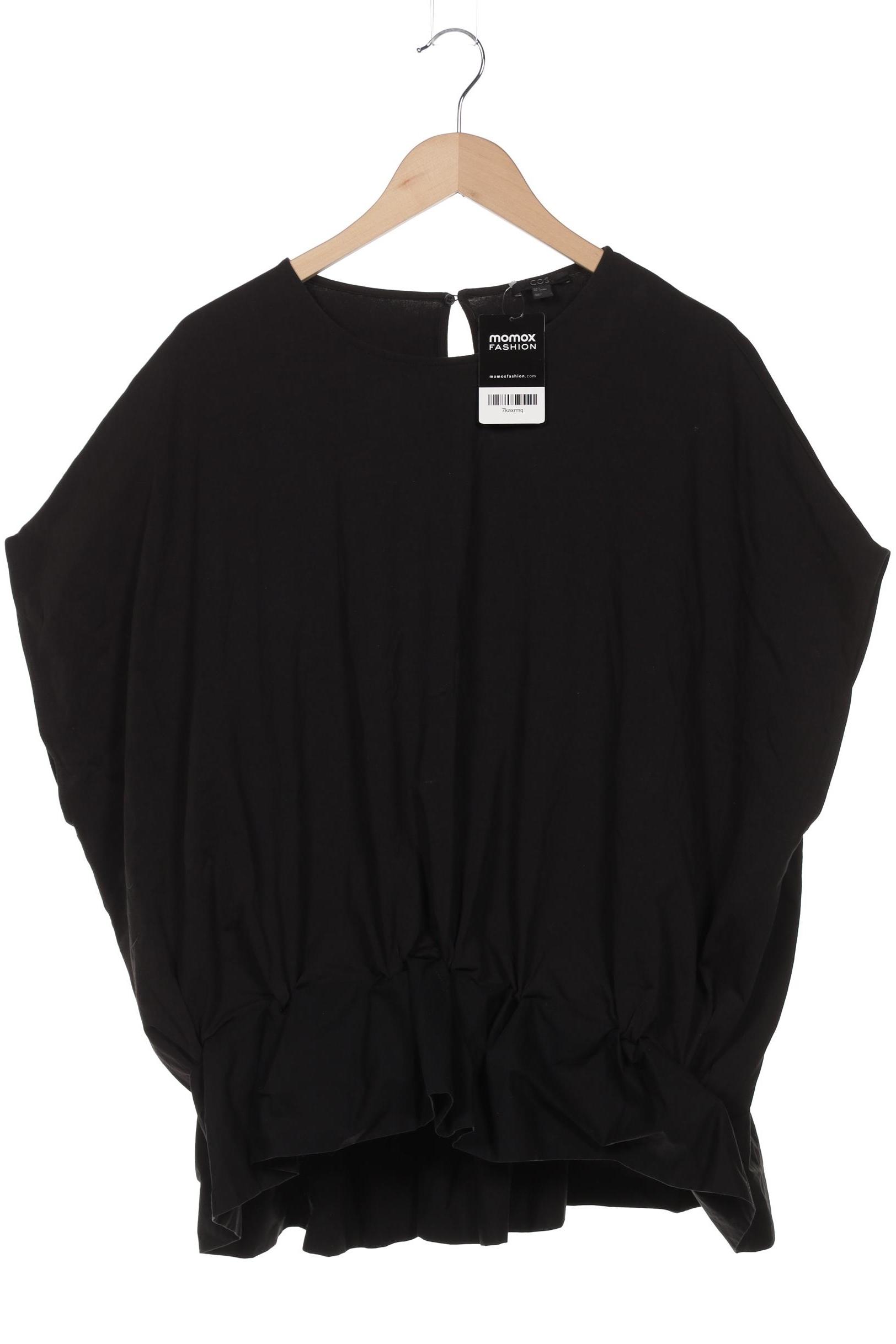 

COS Damen T-Shirt, schwarz, Gr. 36