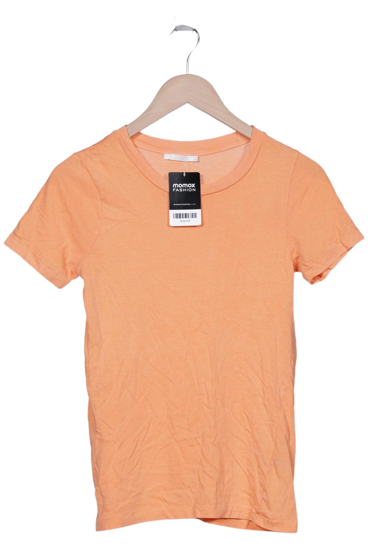 

COS Damen T-Shirt, orange, Gr. 34