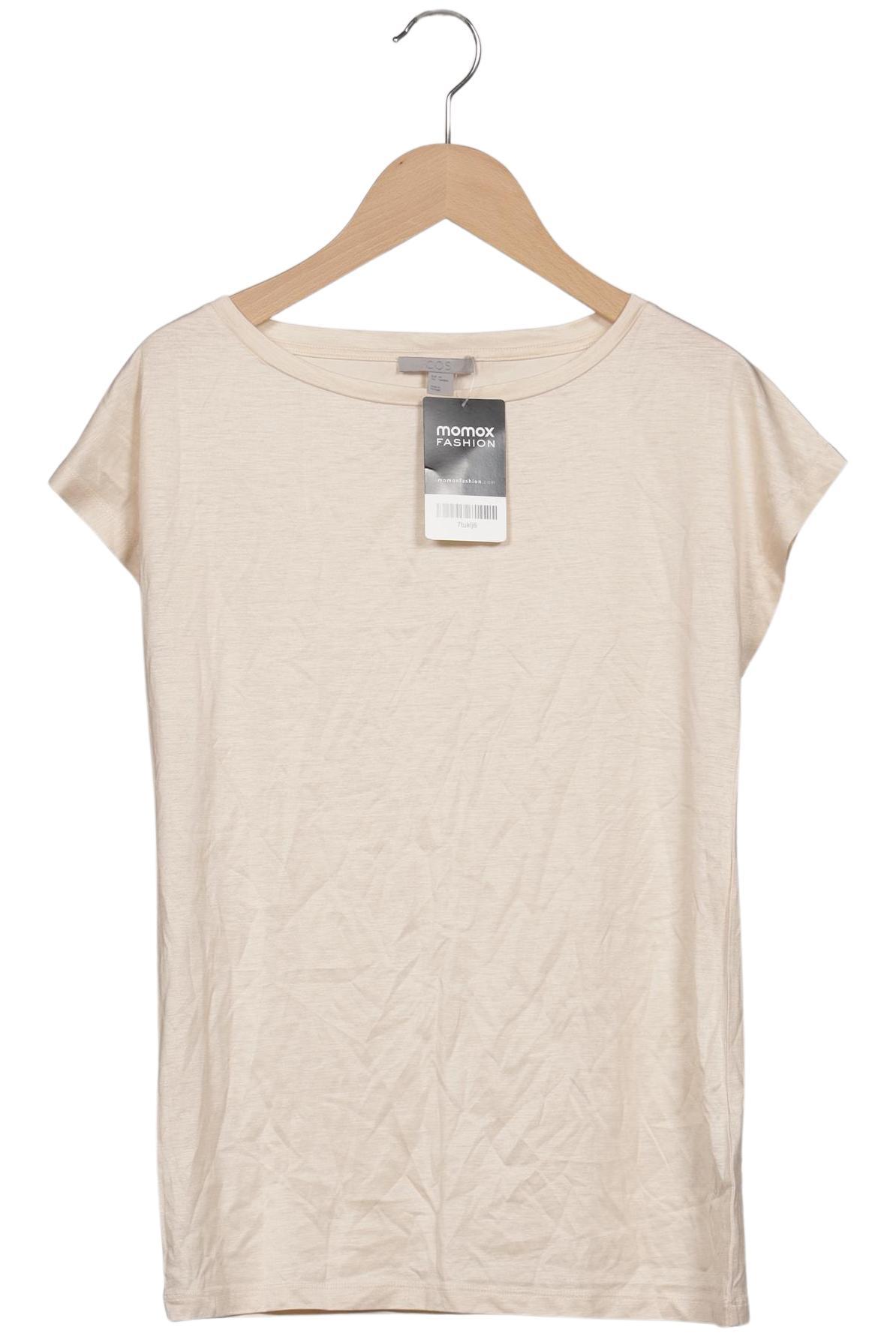 

COS Damen T-Shirt, beige, Gr. 34