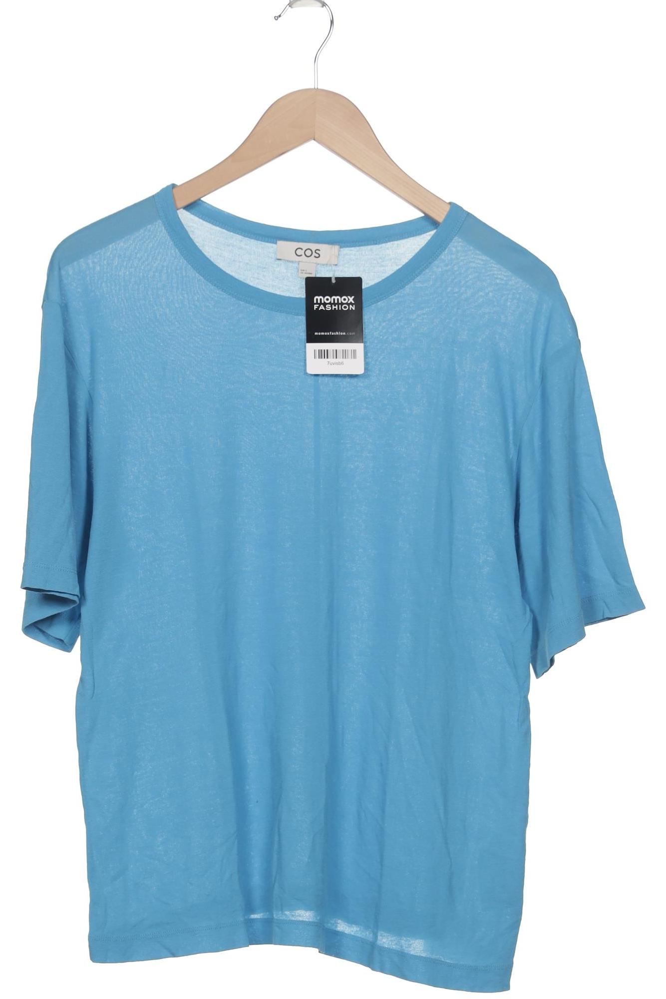 

COS Damen T-Shirt, blau, Gr. 36