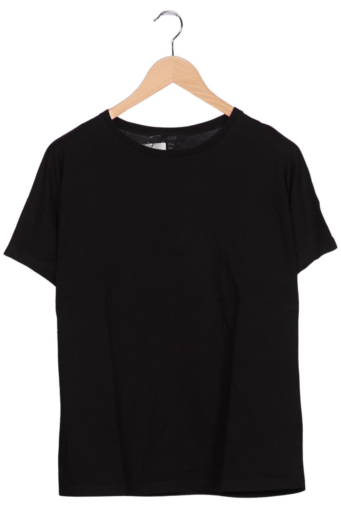 

COS Damen T-Shirt, schwarz, Gr. 38