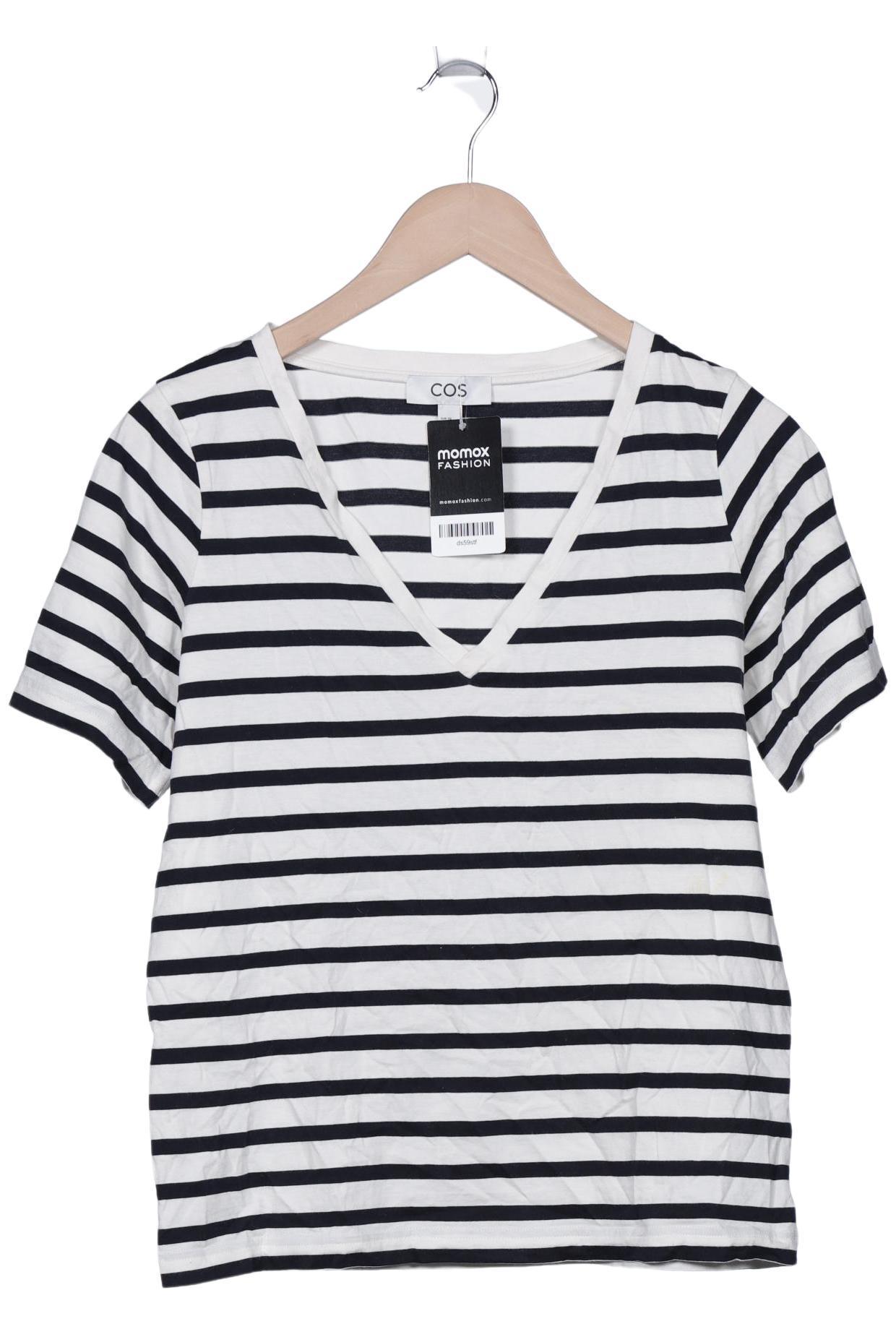 

COS Damen T-Shirt, weiß, Gr. 34