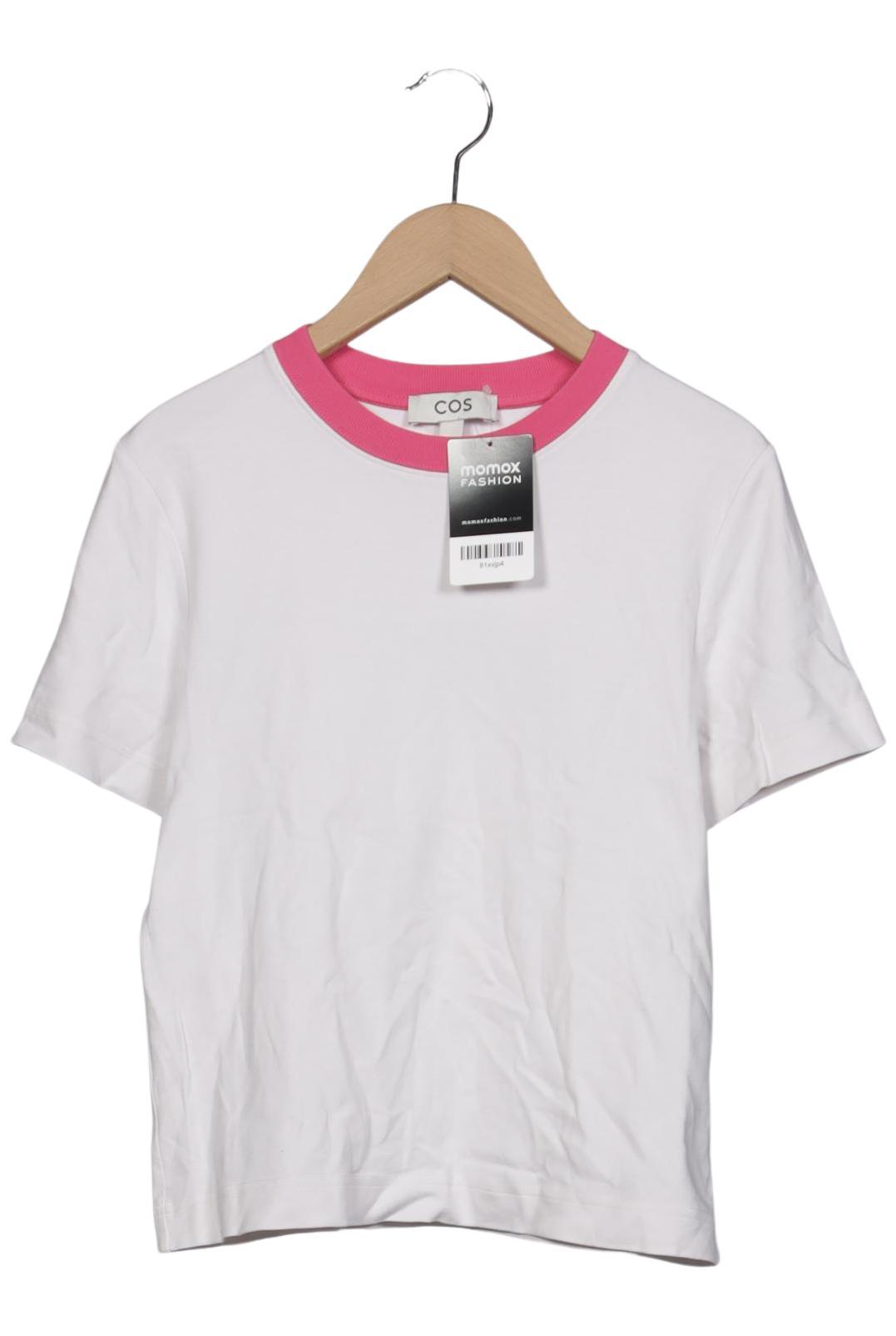 

COS Damen T-Shirt, weiß, Gr. 34