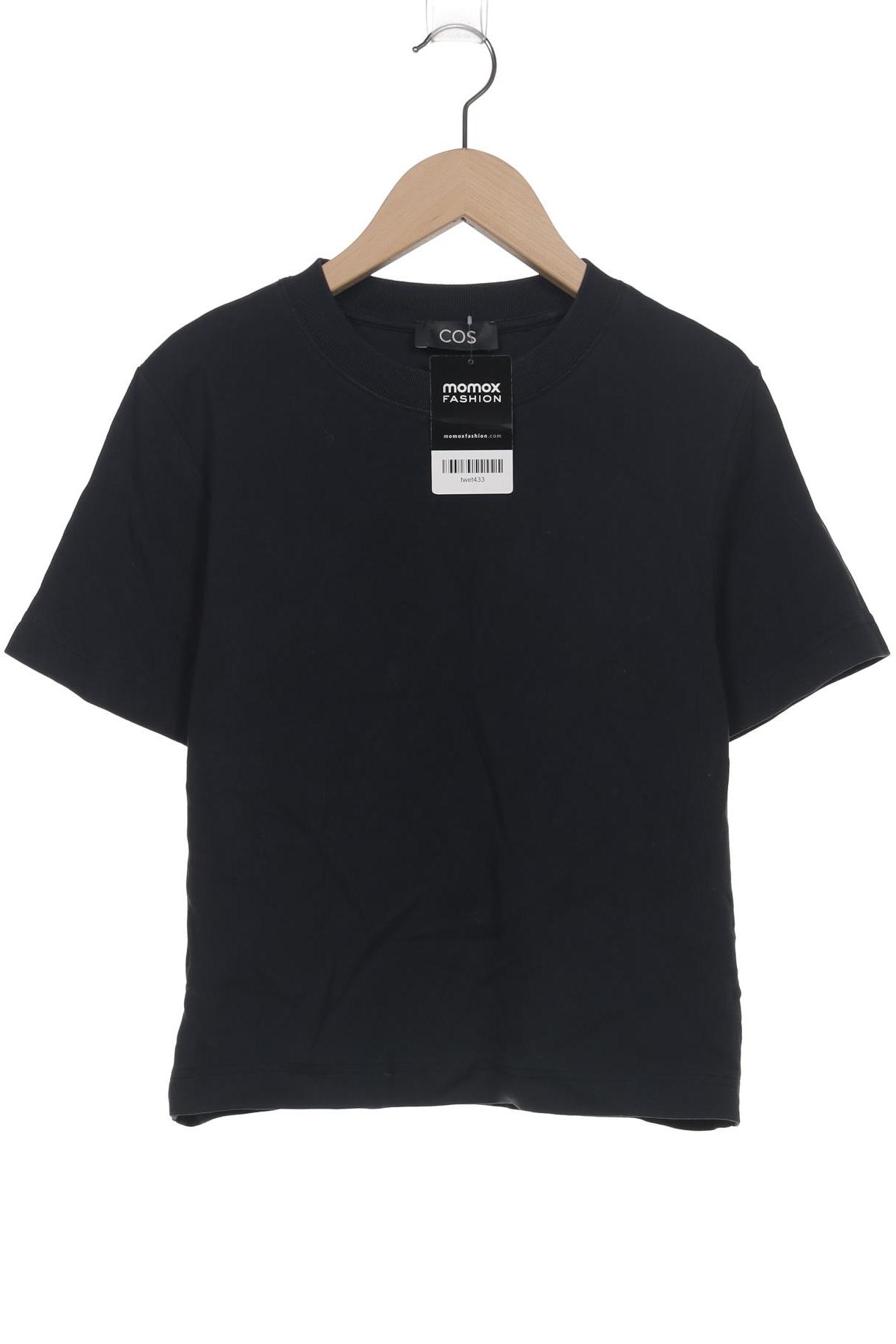 

COS Damen T-Shirt, marineblau, Gr. 36