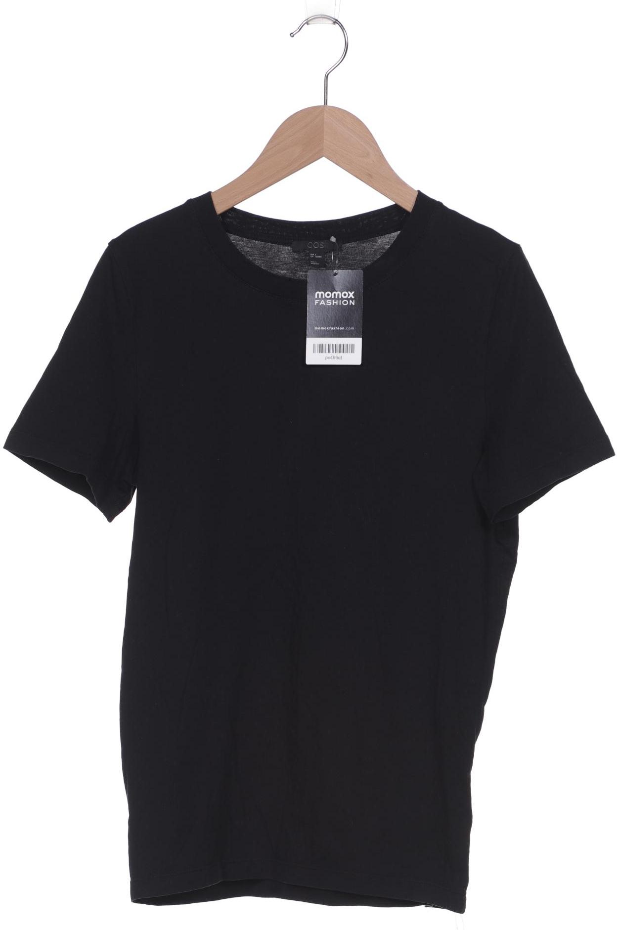 

COS Damen T-Shirt, schwarz, Gr. 36