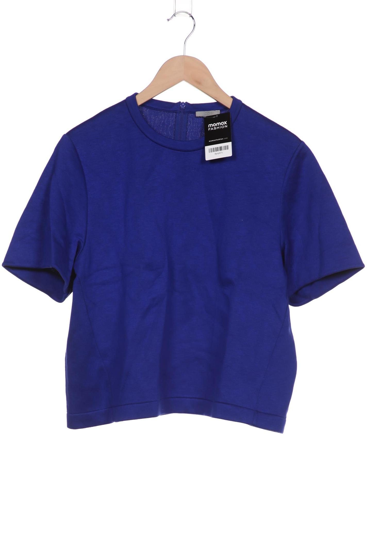 

COS Damen T-Shirt, blau, Gr. 42