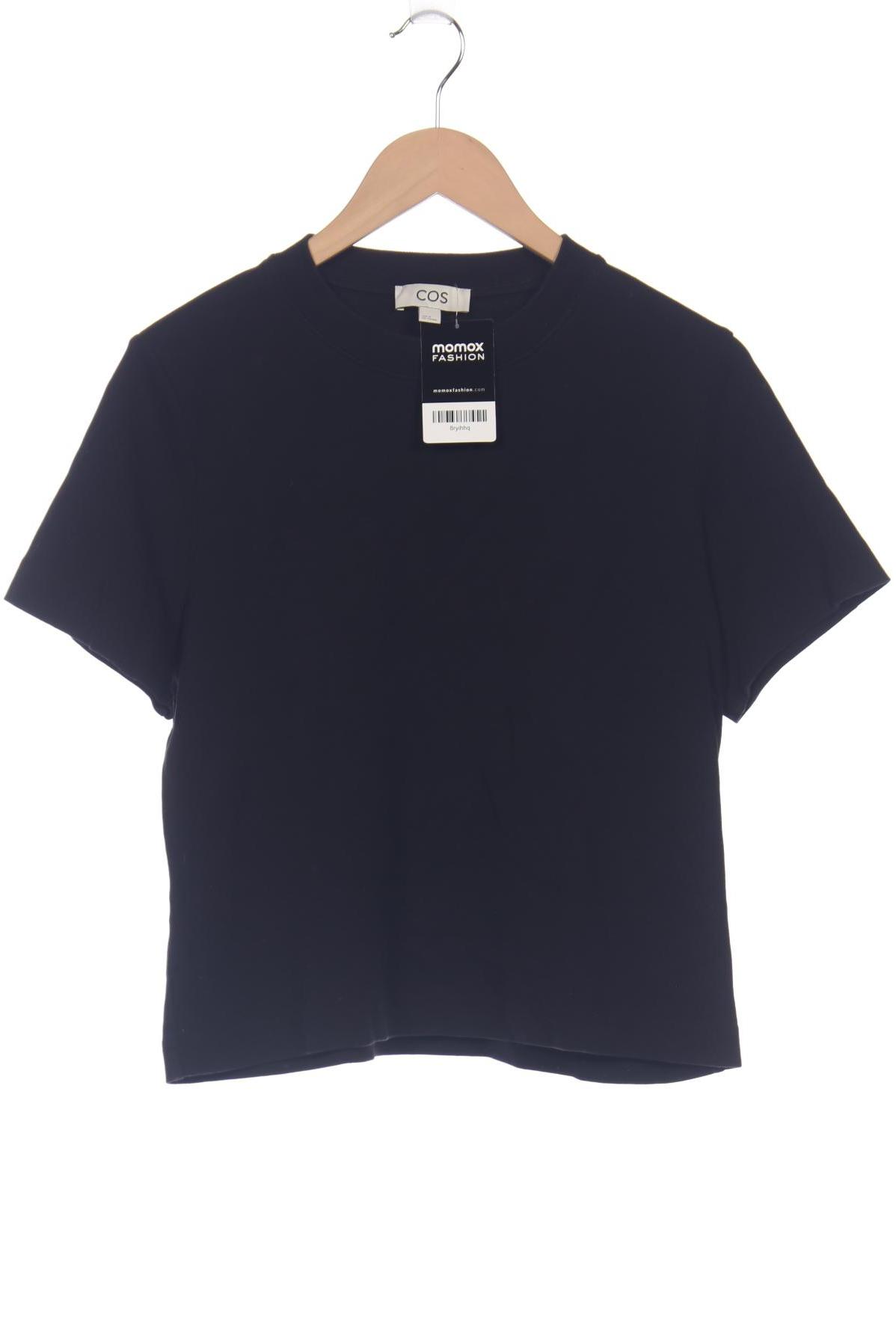 

COS Damen T-Shirt, schwarz, Gr. 38