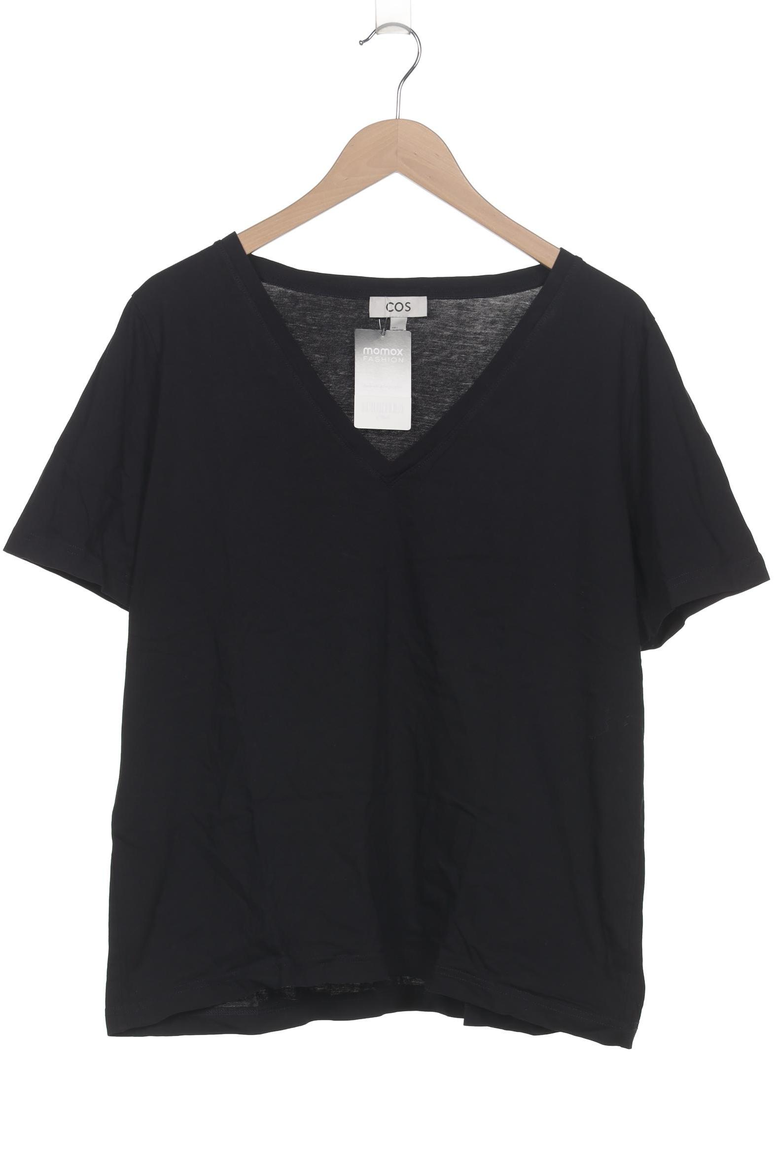 

COS Damen T-Shirt, schwarz, Gr. 42