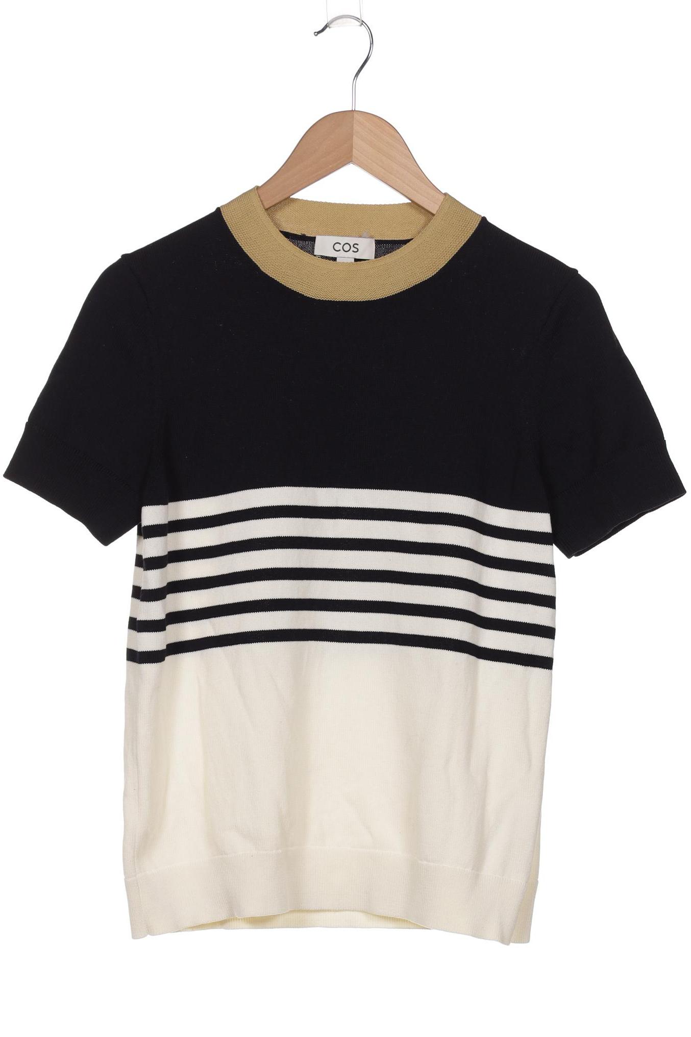 

COS Damen T-Shirt, marineblau, Gr. 38