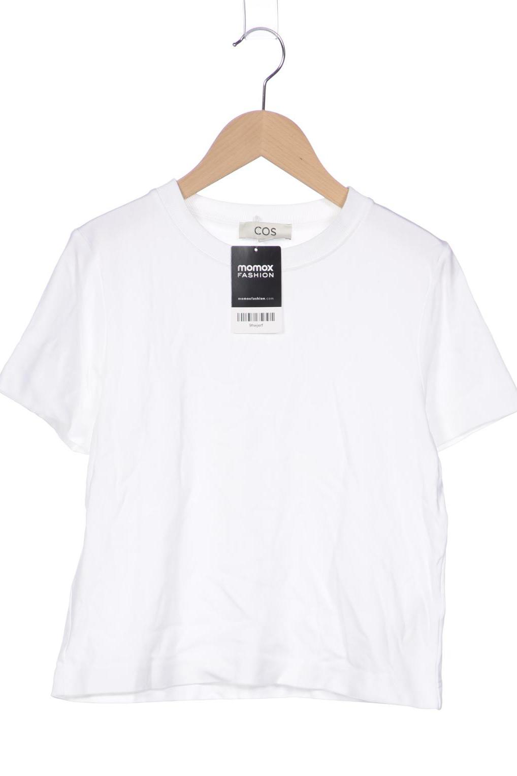 

COS Damen T-Shirt, weiß, Gr. 34