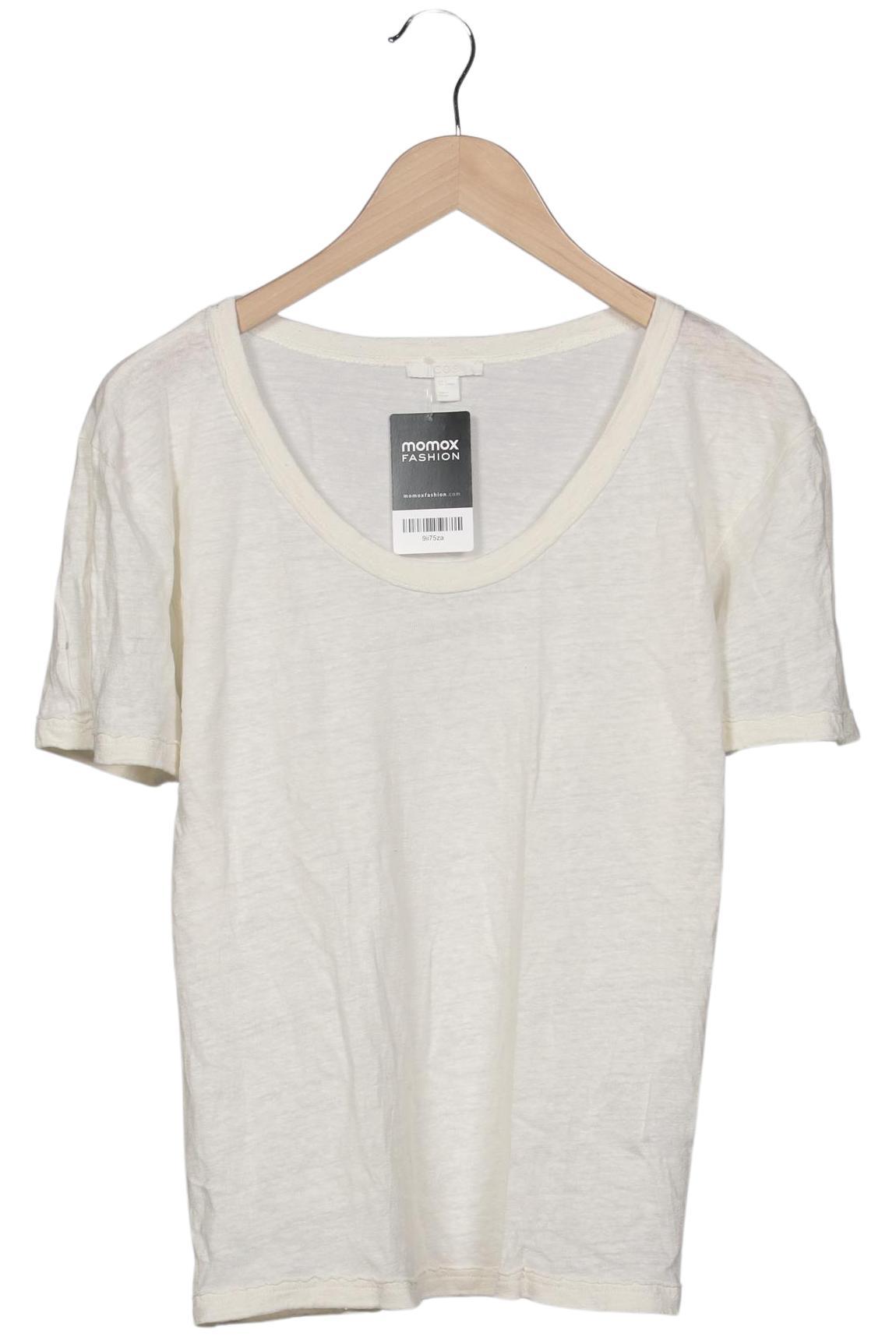 

COS Damen T-Shirt, cremeweiß, Gr. 38