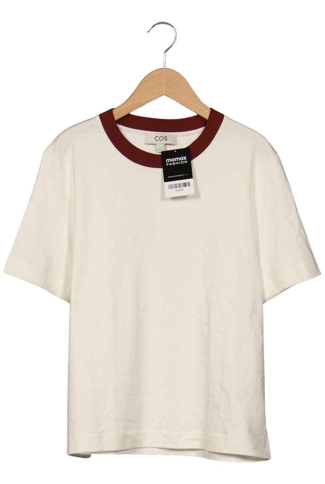 

COS Damen T-Shirt, weiß, Gr. 38