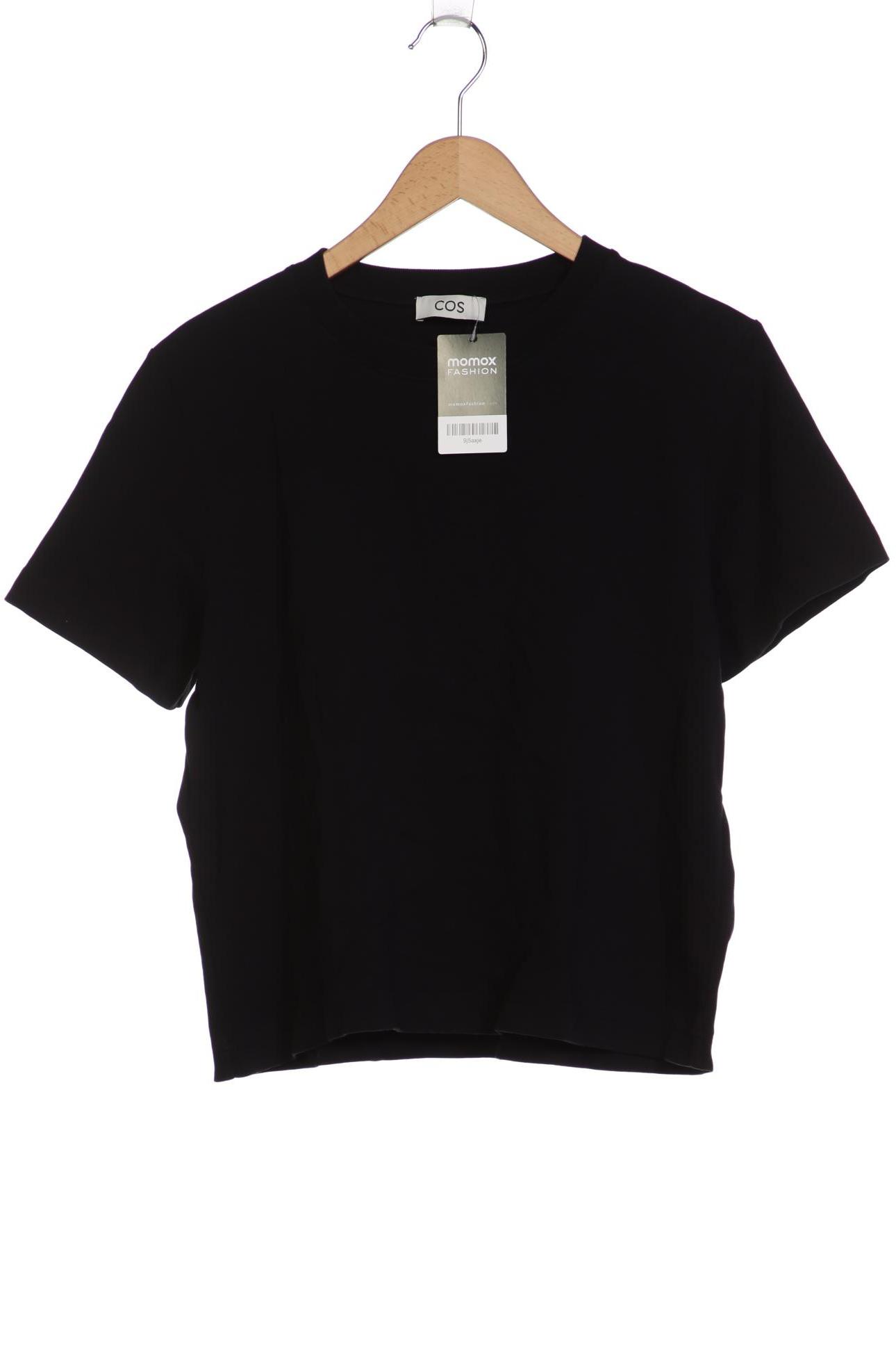 

COS Damen T-Shirt, schwarz, Gr. 42