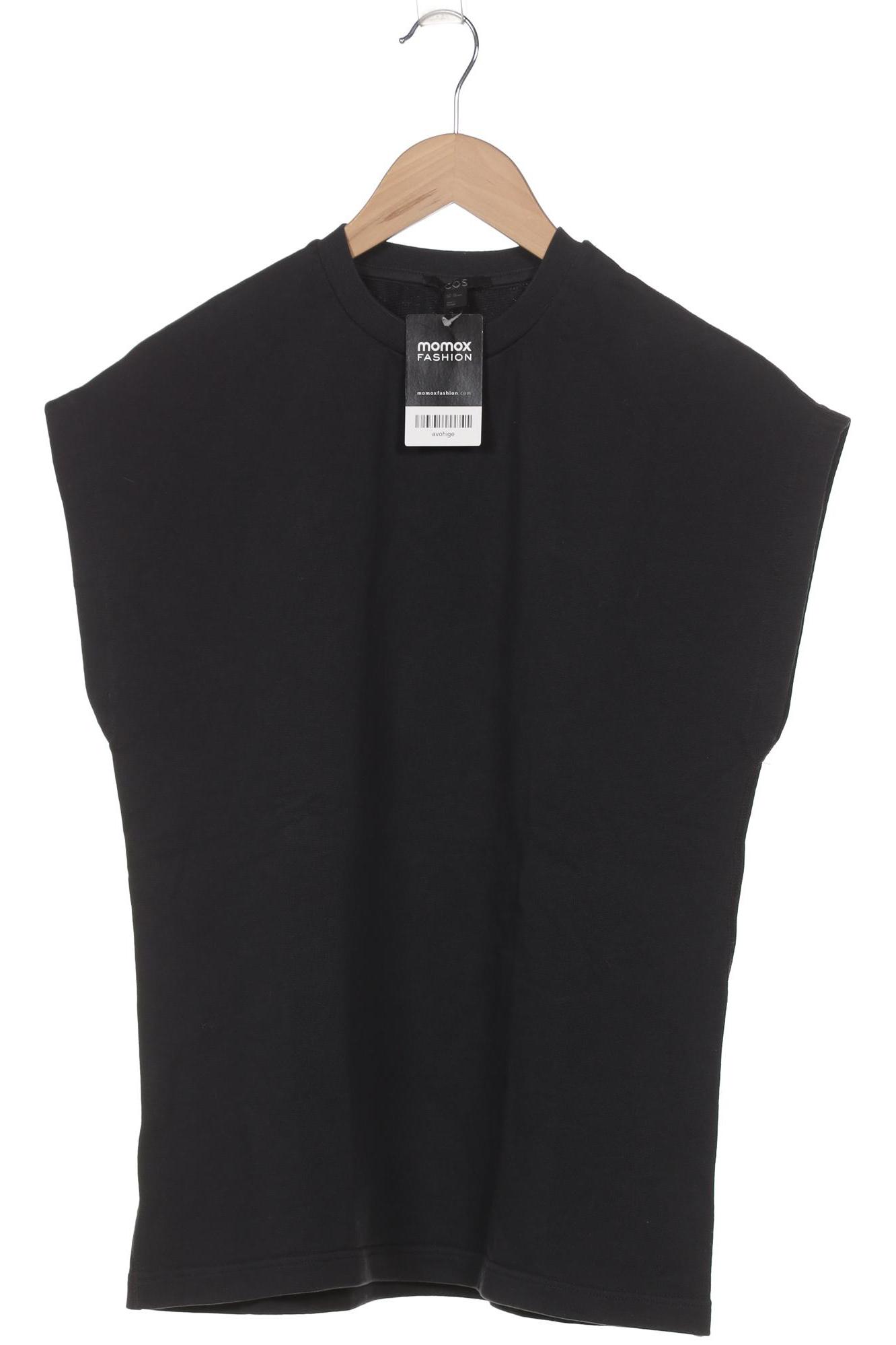 

COS Damen T-Shirt, schwarz, Gr. 34