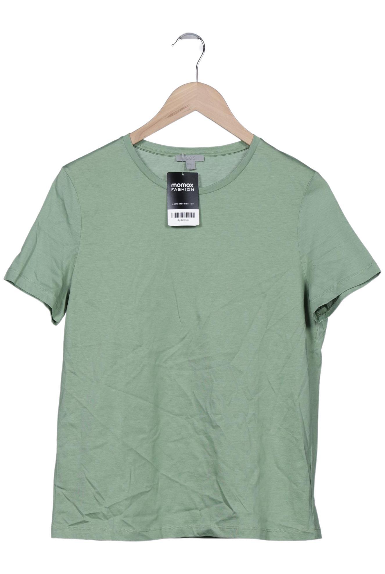

COS Damen T-Shirt, grün, Gr. 36
