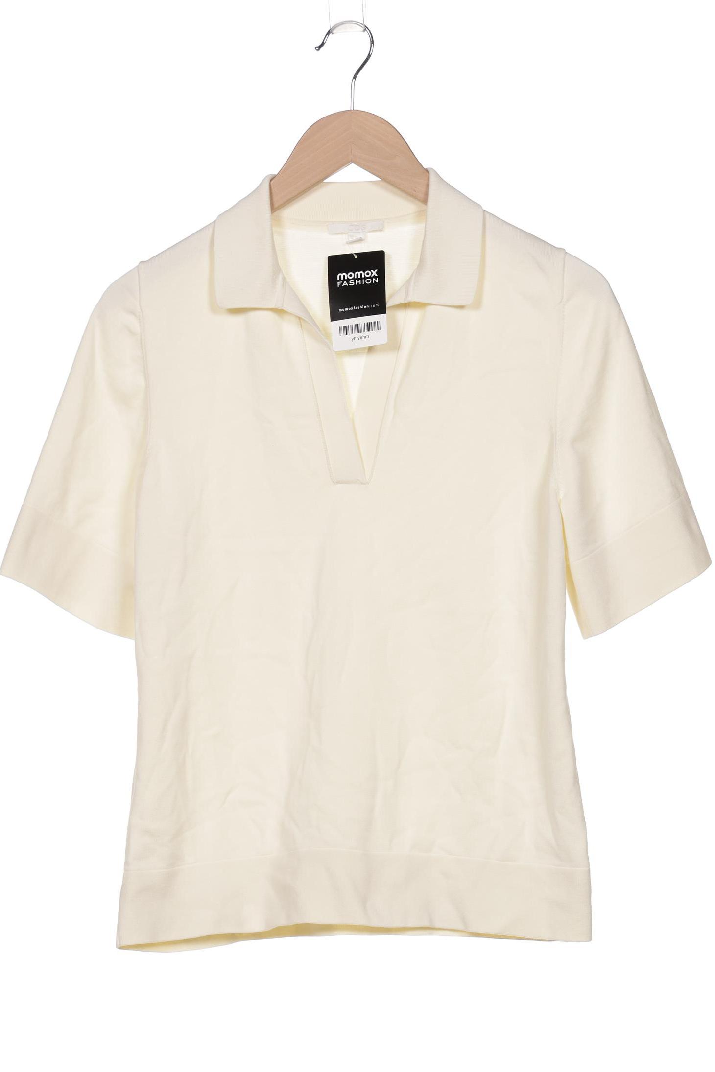 

COS Damen T-Shirt, cremeweiß, Gr. 36