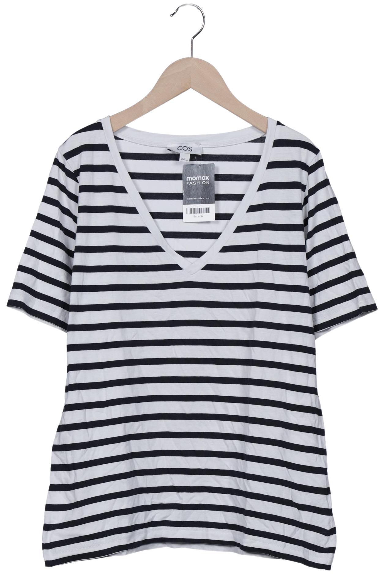 

COS Damen T-Shirt, marineblau, Gr. 36