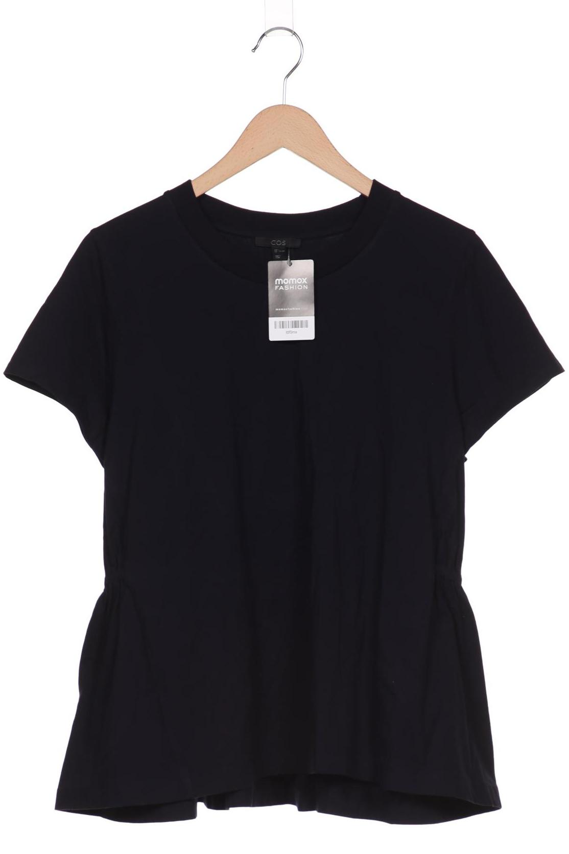 

COS Damen T-Shirt, marineblau, Gr. 42