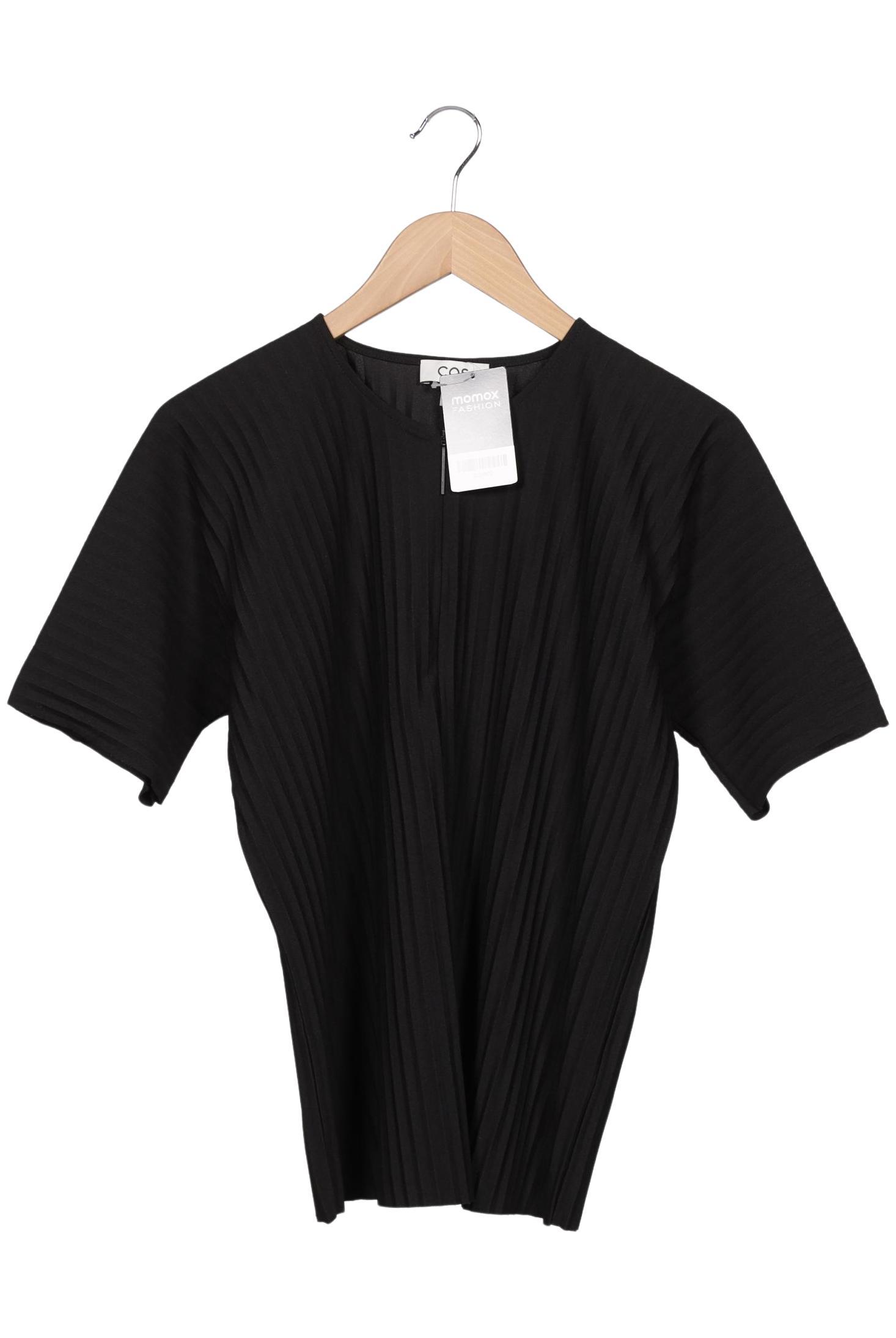 

COS Damen T-Shirt, schwarz, Gr. 36