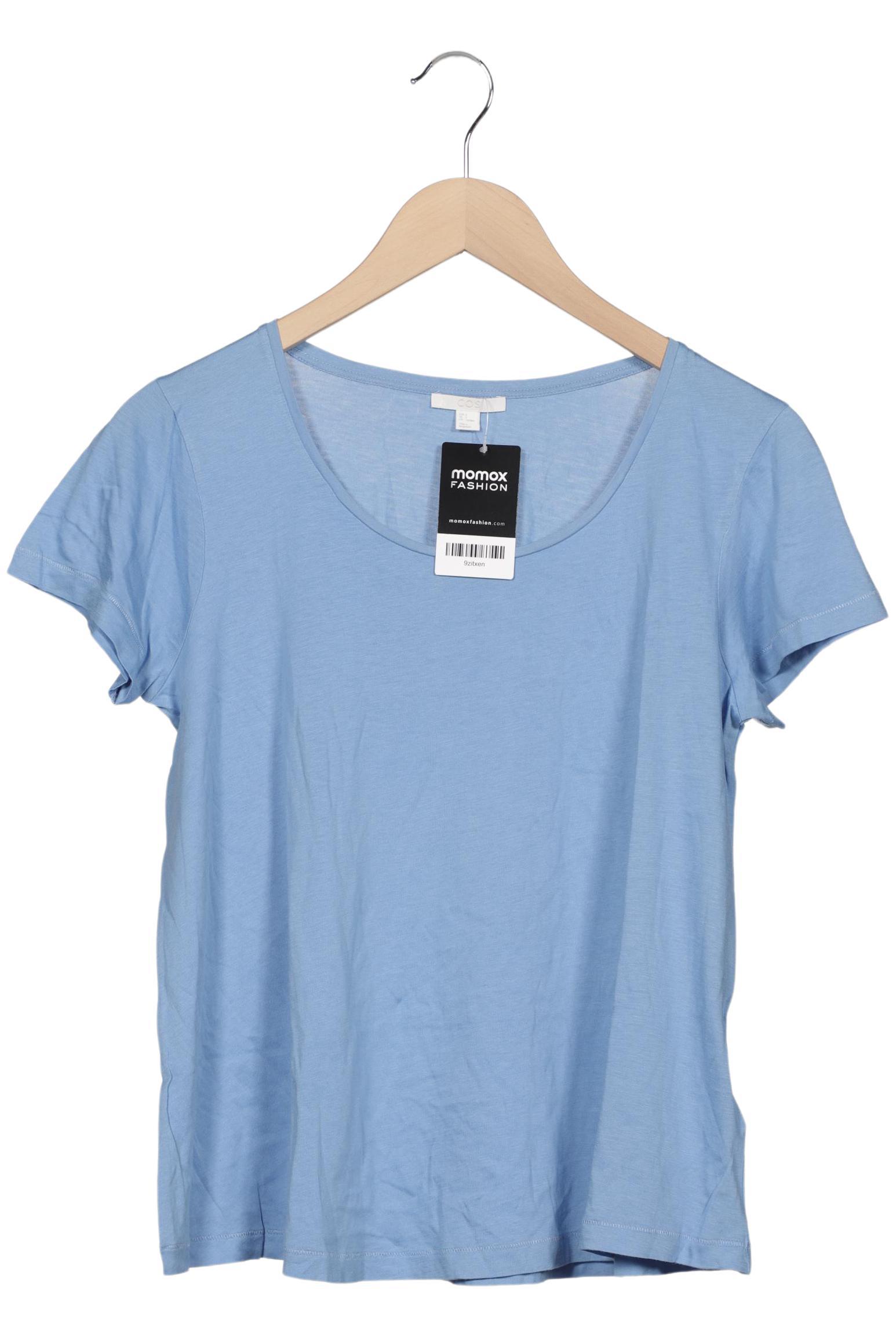 

COS Damen T-Shirt, blau, Gr. 36
