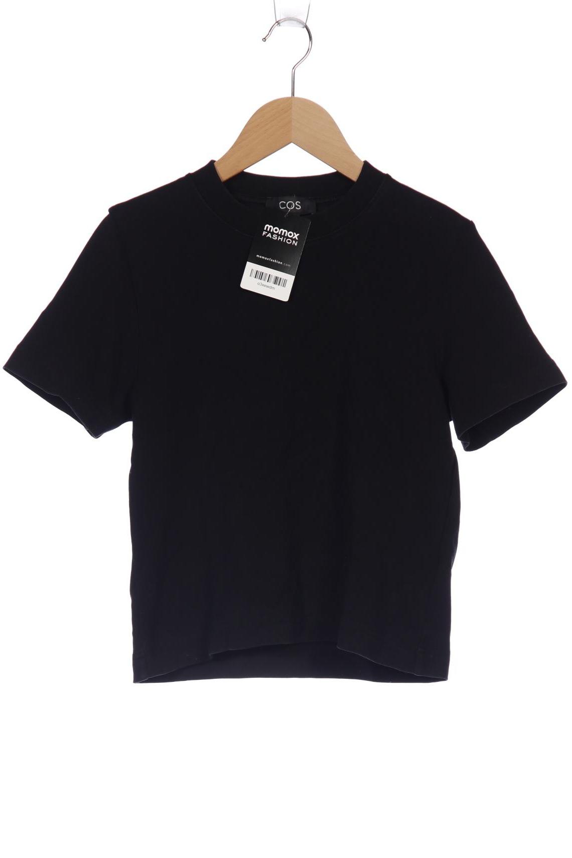 

COS Damen T-Shirt, schwarz, Gr. 34